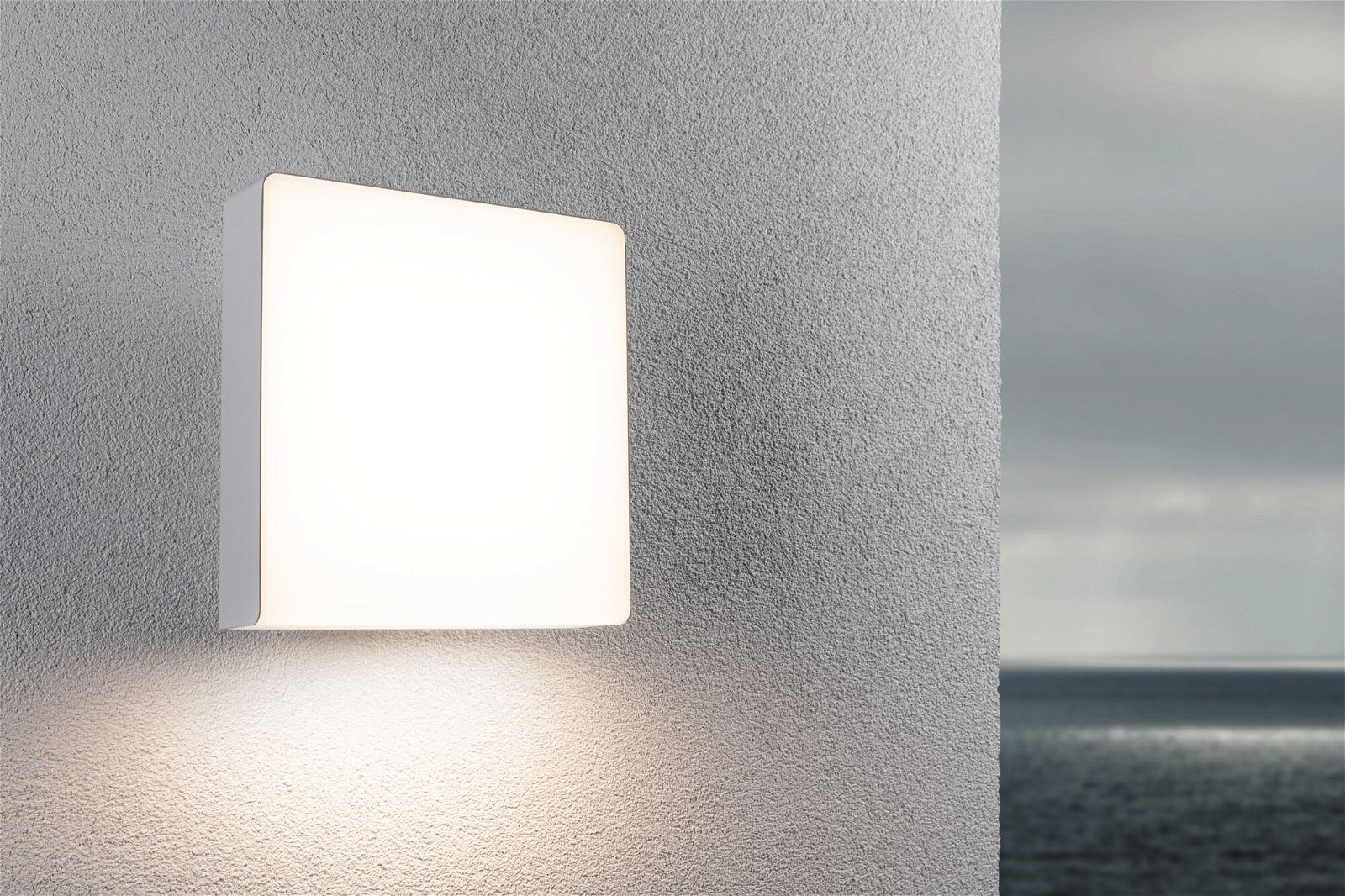 Paulmann LED Außen-Wandleuchte Azalena IP44 250x97mm 3000K 8,5W 700lm 230V Kunststoff, Aluminium, Warmweiß, Bewegungsmelder mit Hochfrequenz-Sensor IP44 – Bild 4 von 5