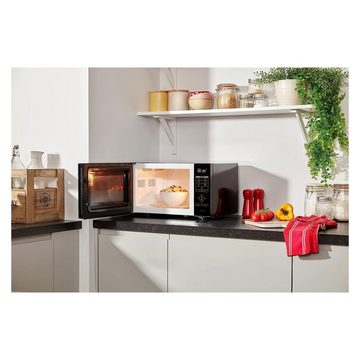 Sharp Mikrowelle RBG232TB, 900 W Mikrowellen,23 L Garraumvolumen, 13 AutoCook-Automatikprogramme