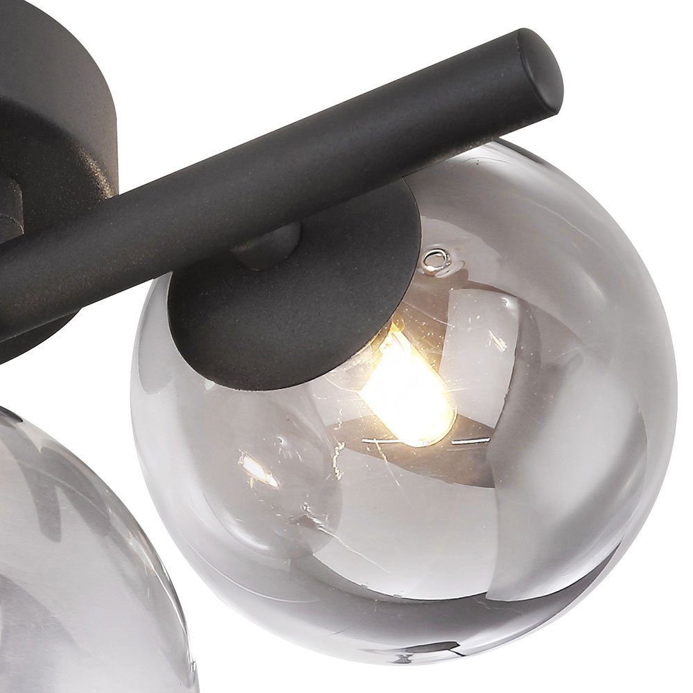 etc-shop LED Leuchtmittel Deckenleuchte Kugel inklusive, Deckenlampen Strahler Deckenleuchte, mit Glas LED Warmweiß