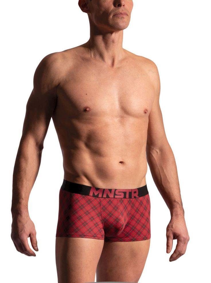 Manstore MANSTORE Micro Pants, check M2224 Boxer red