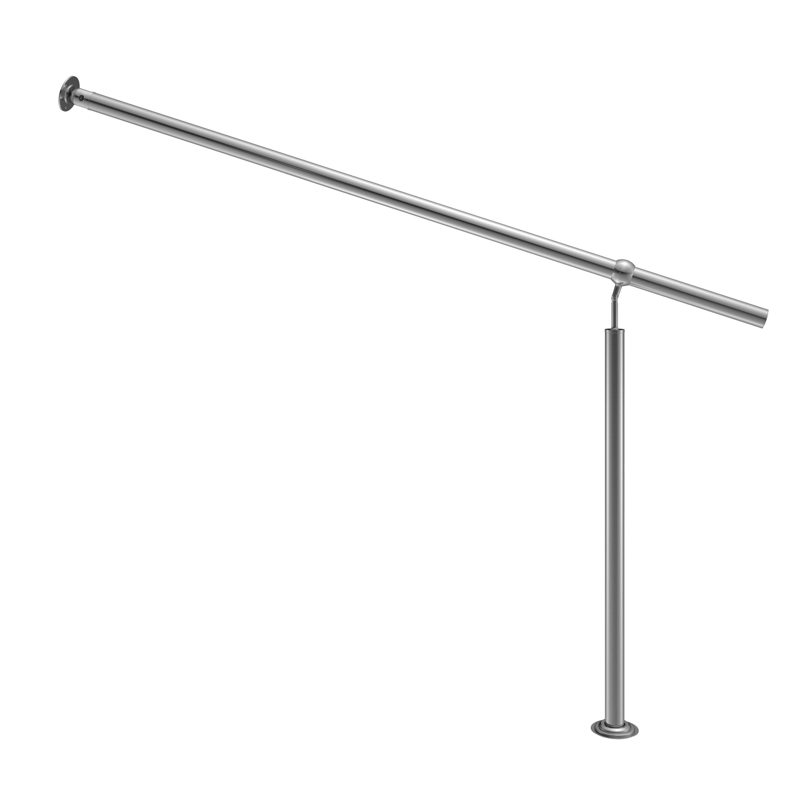 monzana Brüstungsgeländer, 150 cm Länge, 90 cm Höhe