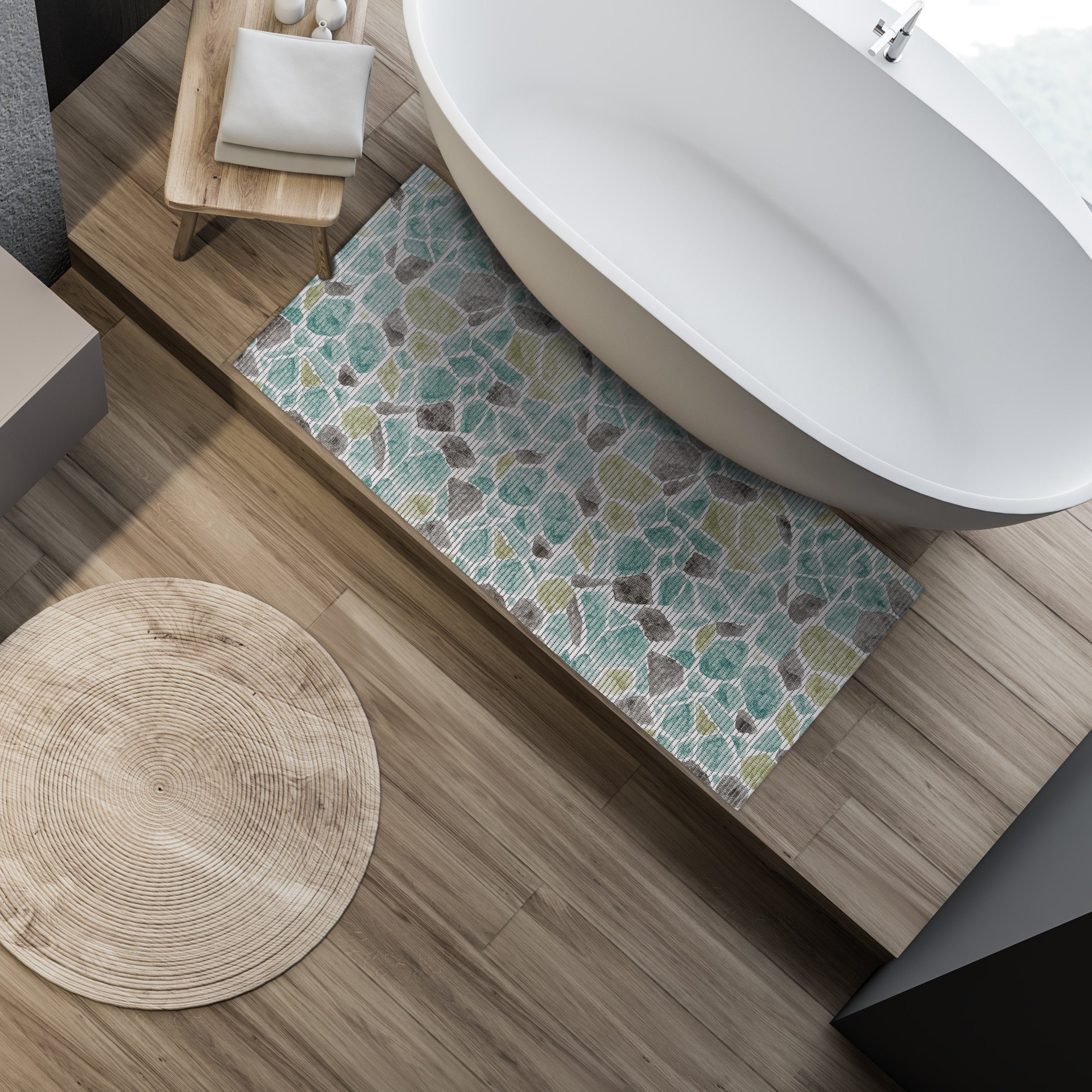 relaxdays Schaum-Badematte Weichschaummatte Badezimmer, Höhe 5 günstig online kaufen