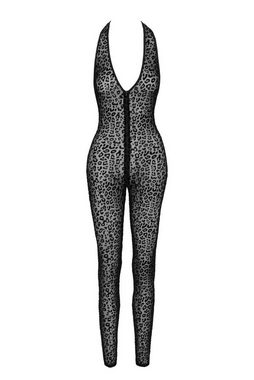 Noir Handmade Catsuit Noir Handmade - F286 Neckholder Catsuit Leopardenm