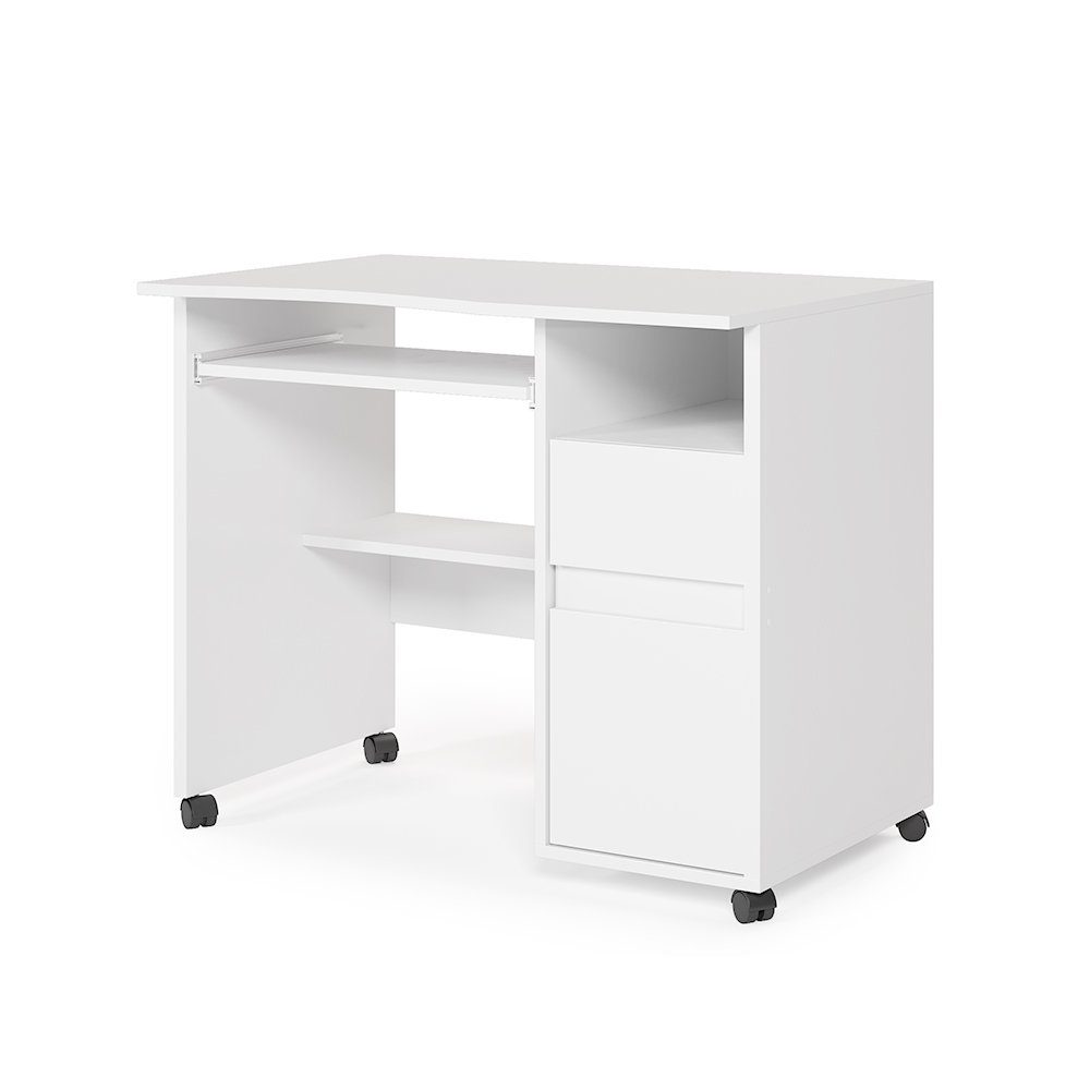 Vicco Schreibtisch Polo, Weiß, 91 x günstig online kaufen