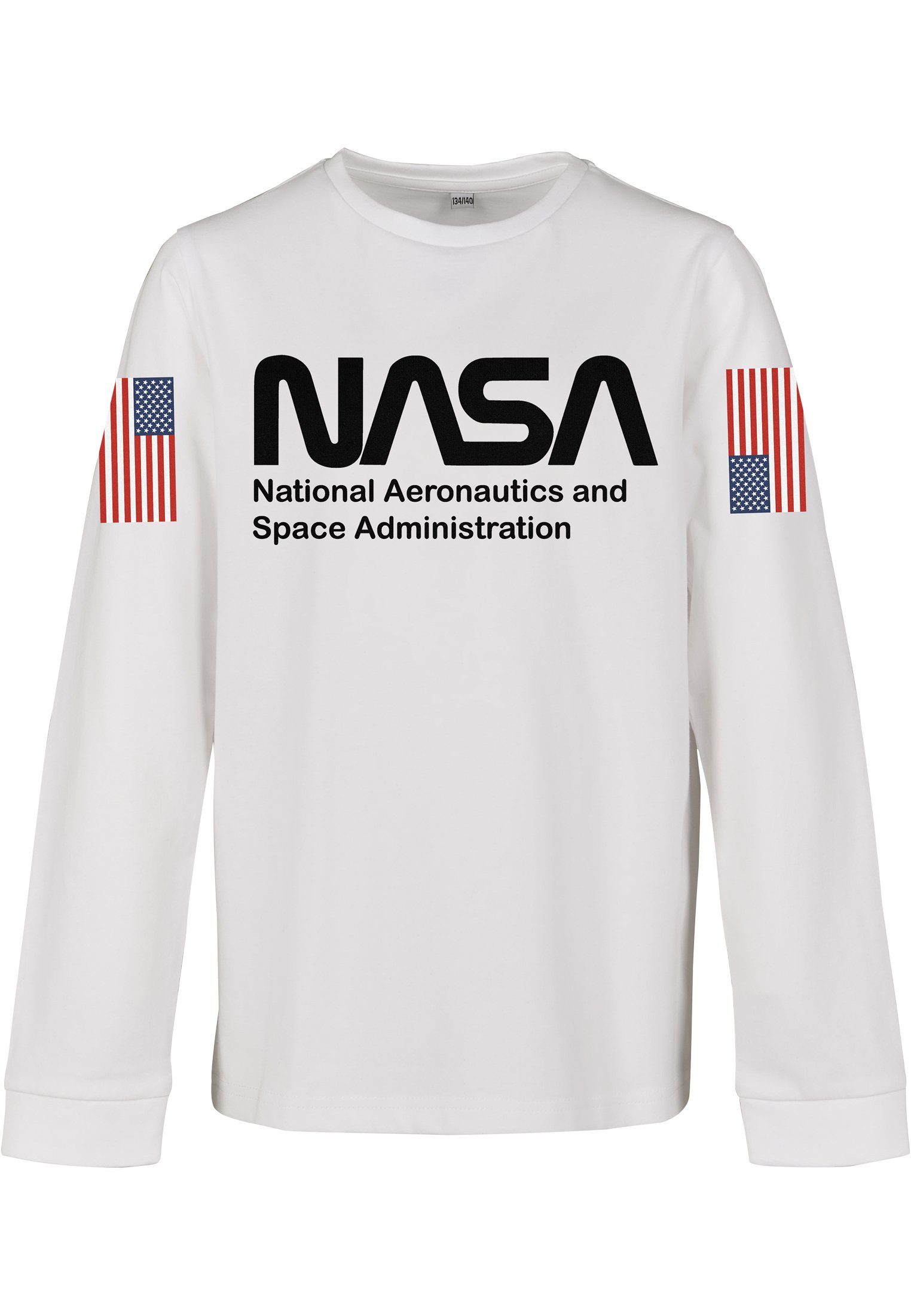 Worm NASA Kinder MisterTee (1-tlg) Kids Longsleeve Langarmshirt