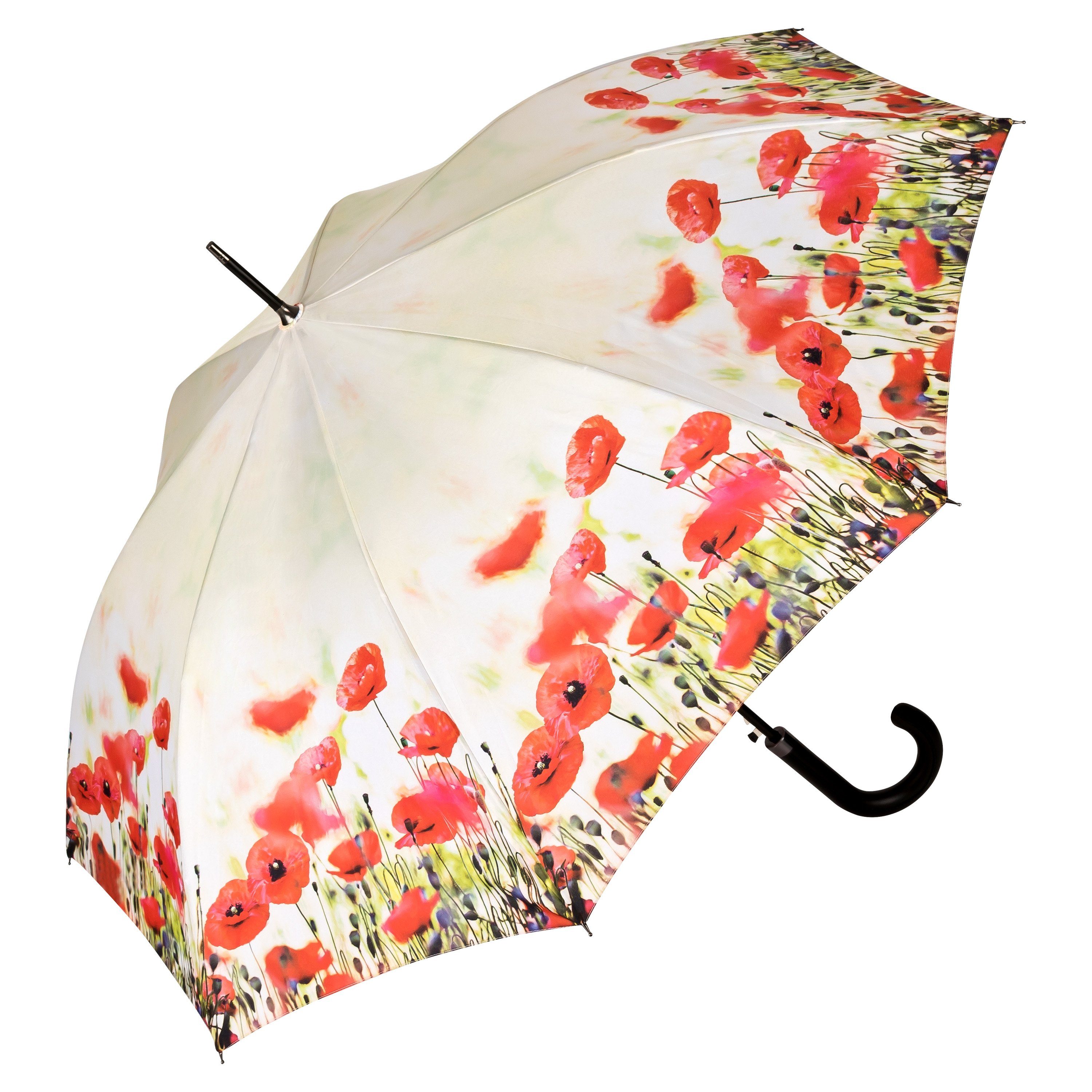 von Lilienfeld Stockregenschirm Motivschirm Mohnblumen Auf-Automatik günstig online kaufen