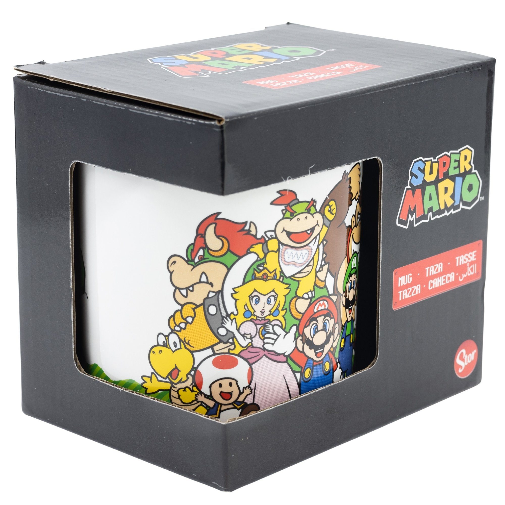 Super Mario Tasse Super Mario Luigi Donkey Gamer Kaffeetasse Teetasse, Keramik, 330 ml