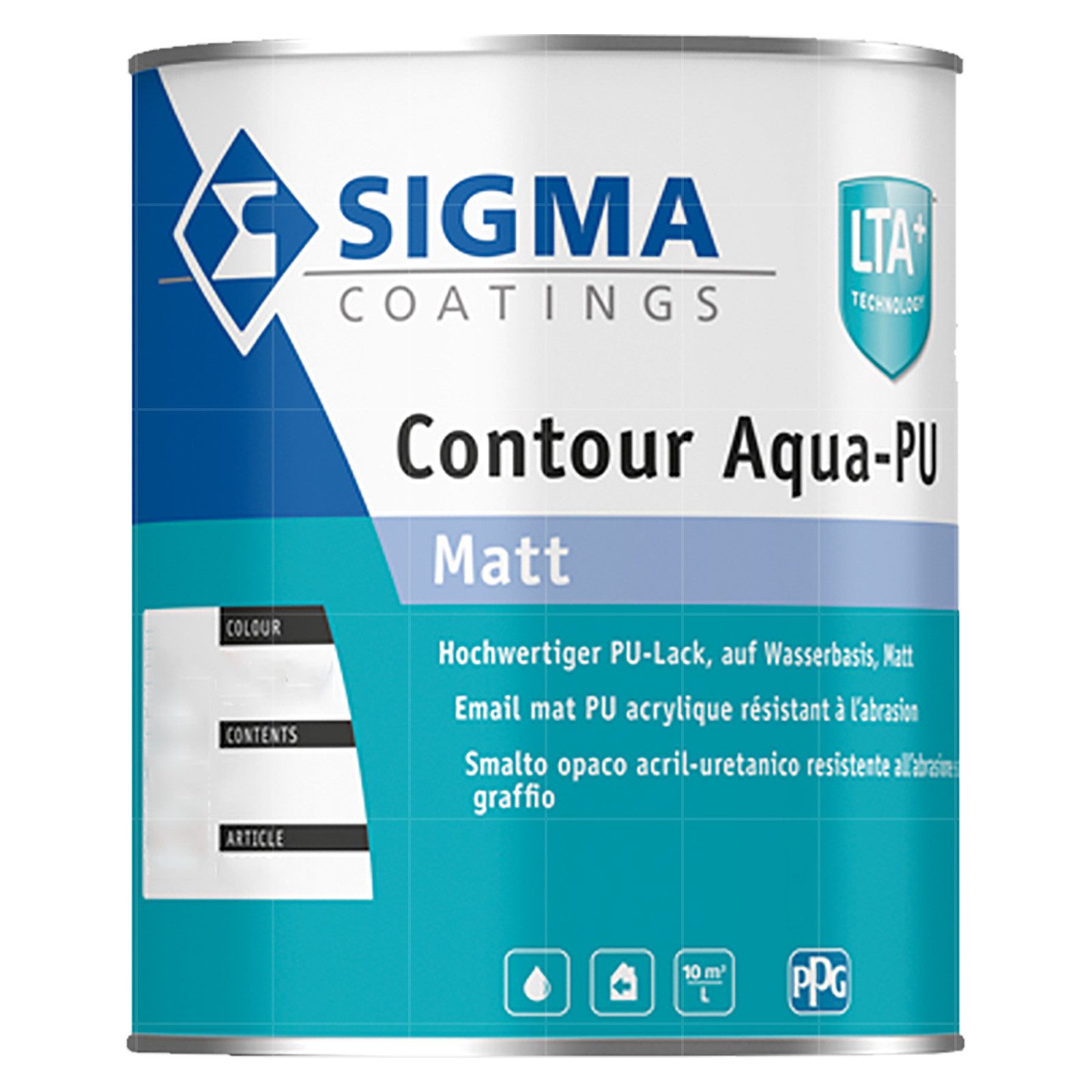 SIGMA Coatings Lack Contour Aqua-PU Matt 2,5 LTR