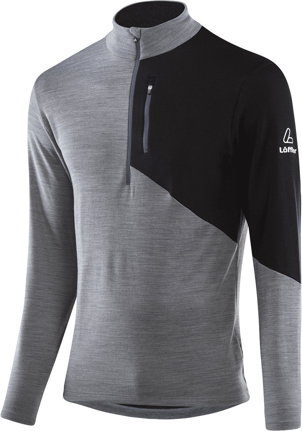 Löffler Rollkragenshirt M MIDLAYER BLOCK TRANSTEX MER