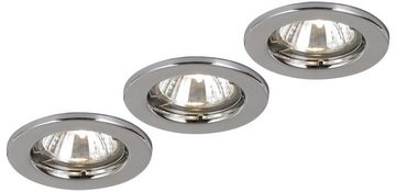 Globo LED Einbaustrahler, Leuchtmittel inklusive, Warmweiß, Einbaustrahler Einbaulampe Einbaulicht Strahler Lampe