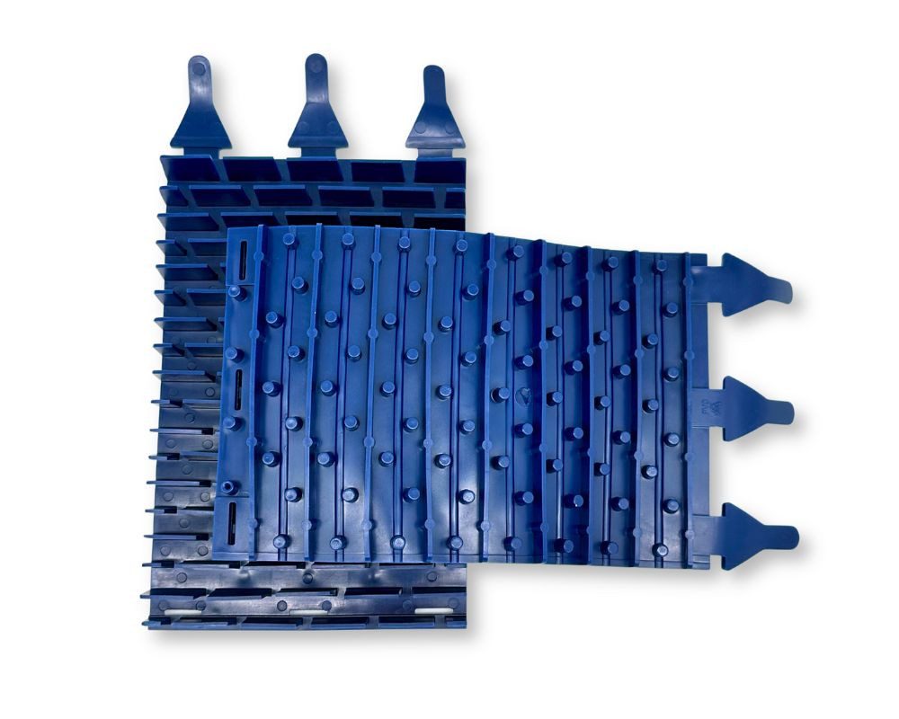 ZODIAC® Poolbodensauger PVC Lamellenbürste blau ZODIAC Vortex 3 Set mit 2 Stück