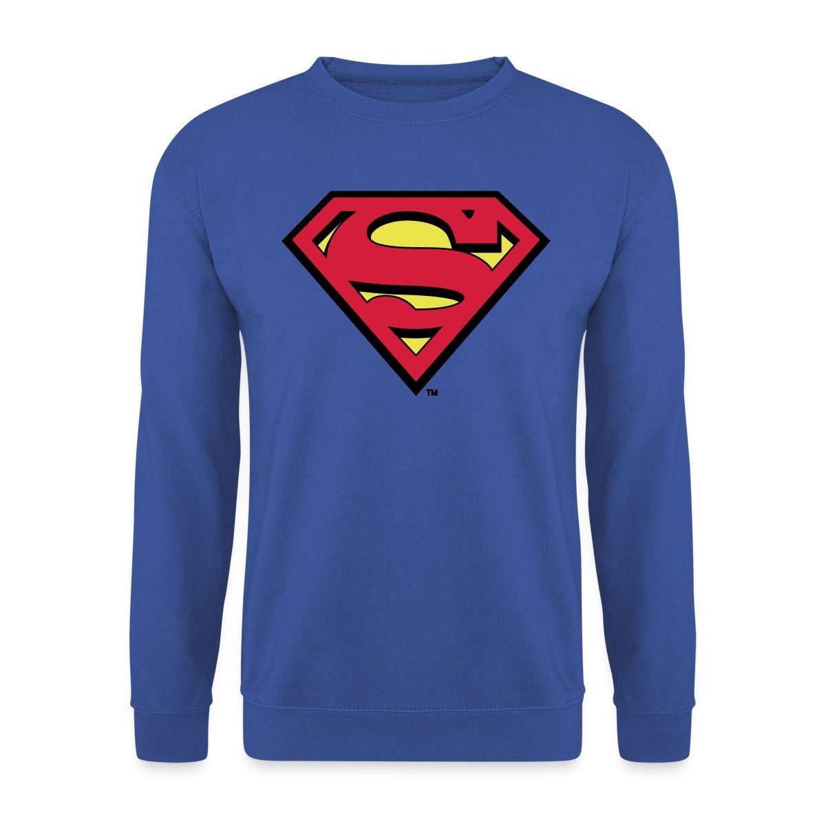 Spreadshirt Sweatshirt DC Comics Superman Logo Original Karneval Unisex Pullover (1-tlg)
