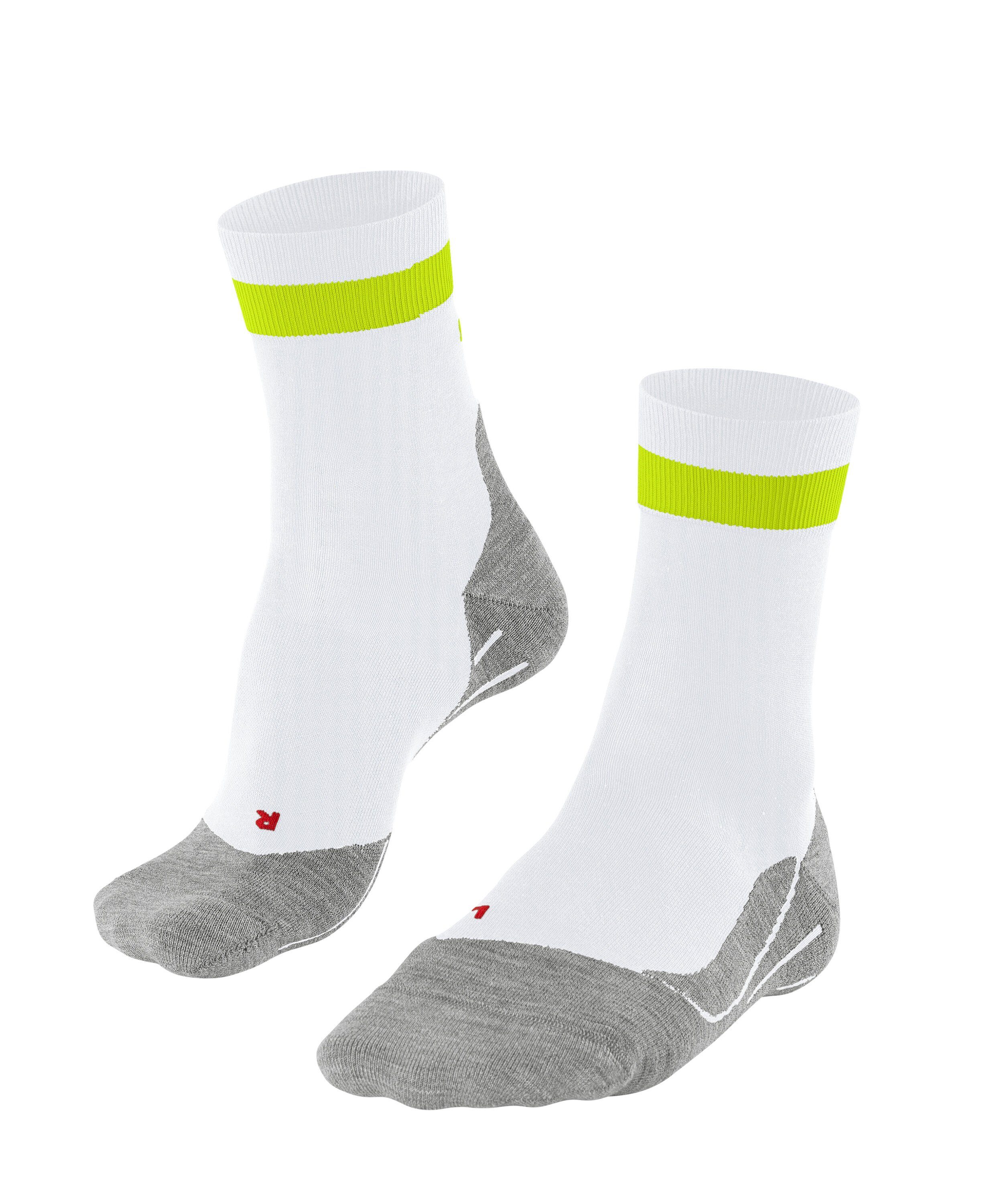 Endurance (2027) leichte FALKE mittlerer Laufsocke white-apple Laufsocken Polsterung (1-Paar) RU4 mit