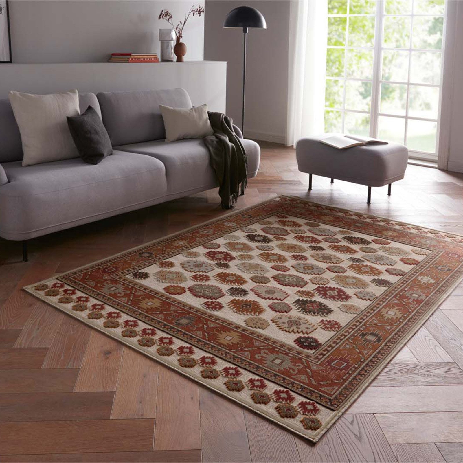 TaraCarpet Teppich Moderner Orientteppich Farah Kelim, rechteckig, Höhe: 6 günstig online kaufen