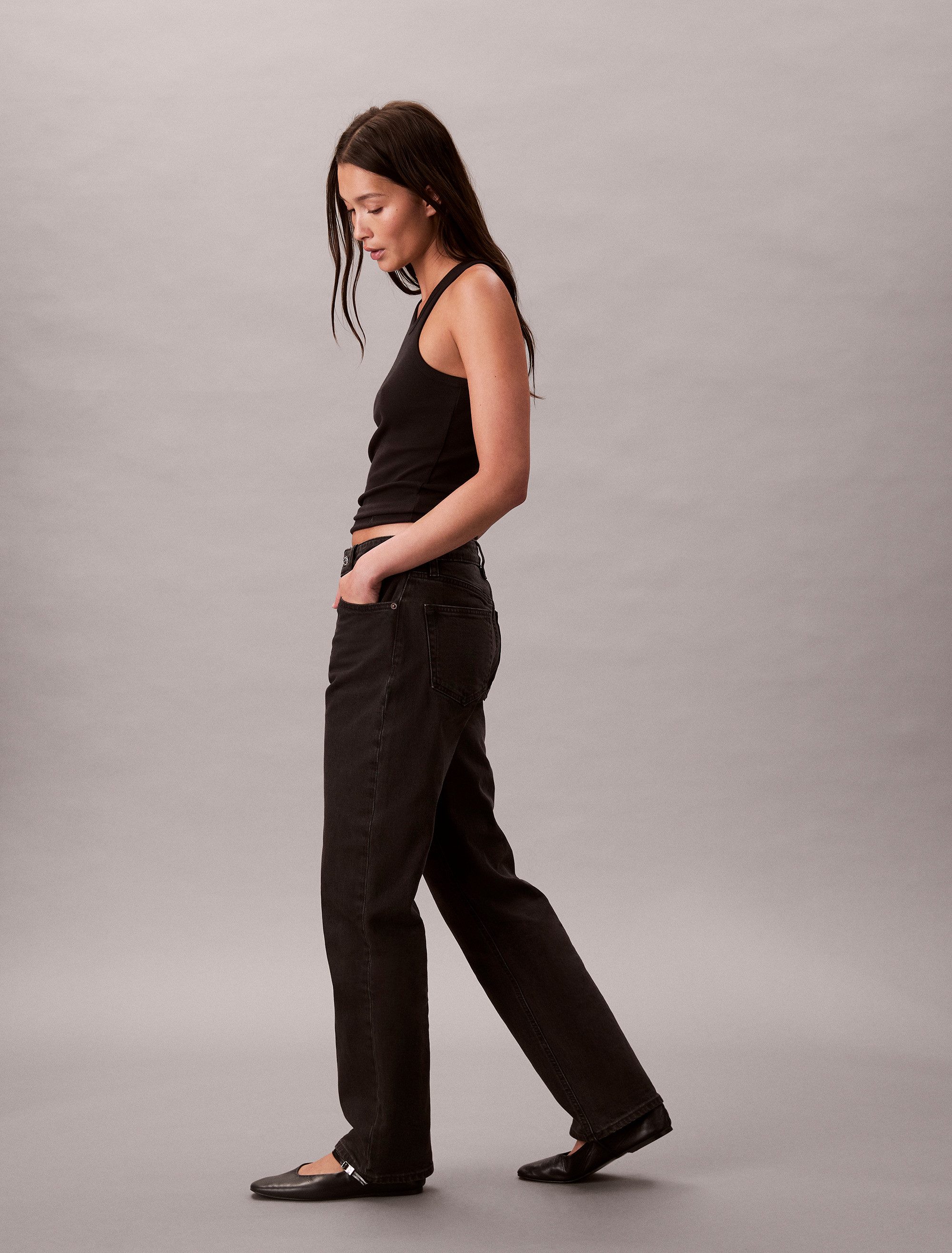 Calvin Klein Jeans Straight-Jeans Mit Gürtelschlaufen