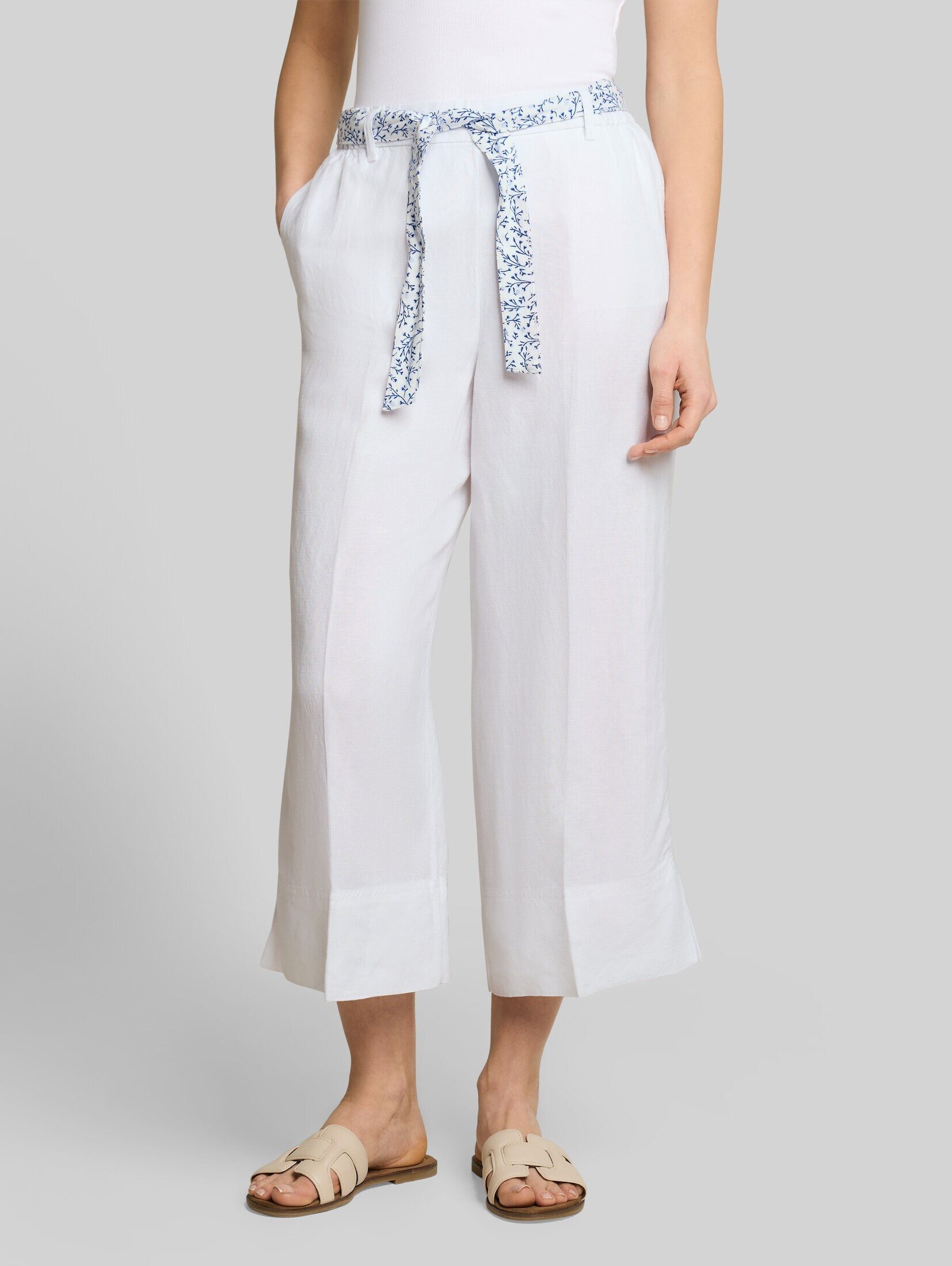 TOM TAILOR 7/8-Hose Hosen & Chino Culotte Hose mit Leinenanteil