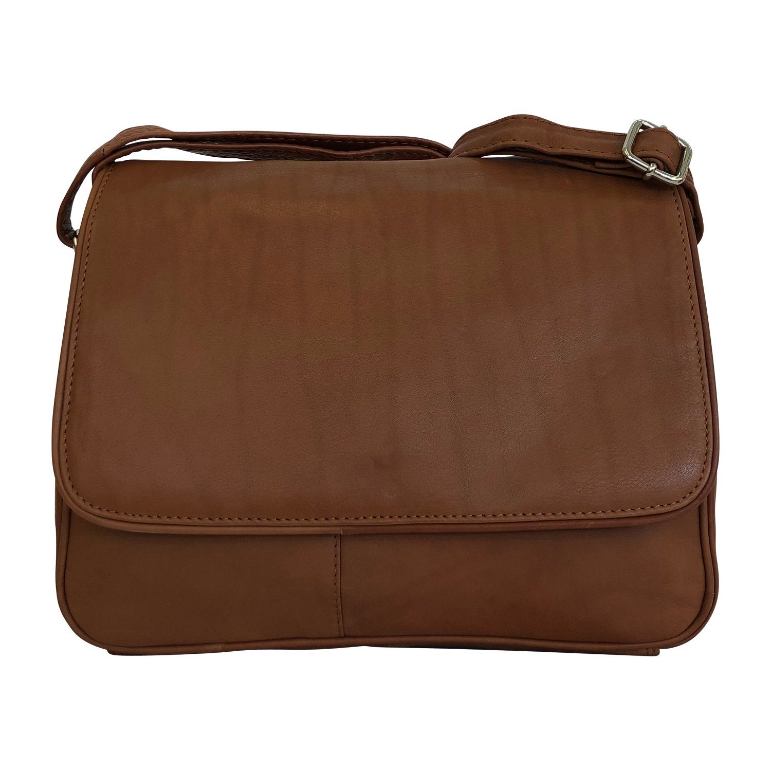 Cinino Handtasche C09102, Echt Ledertasche mit praktischer Einteilung