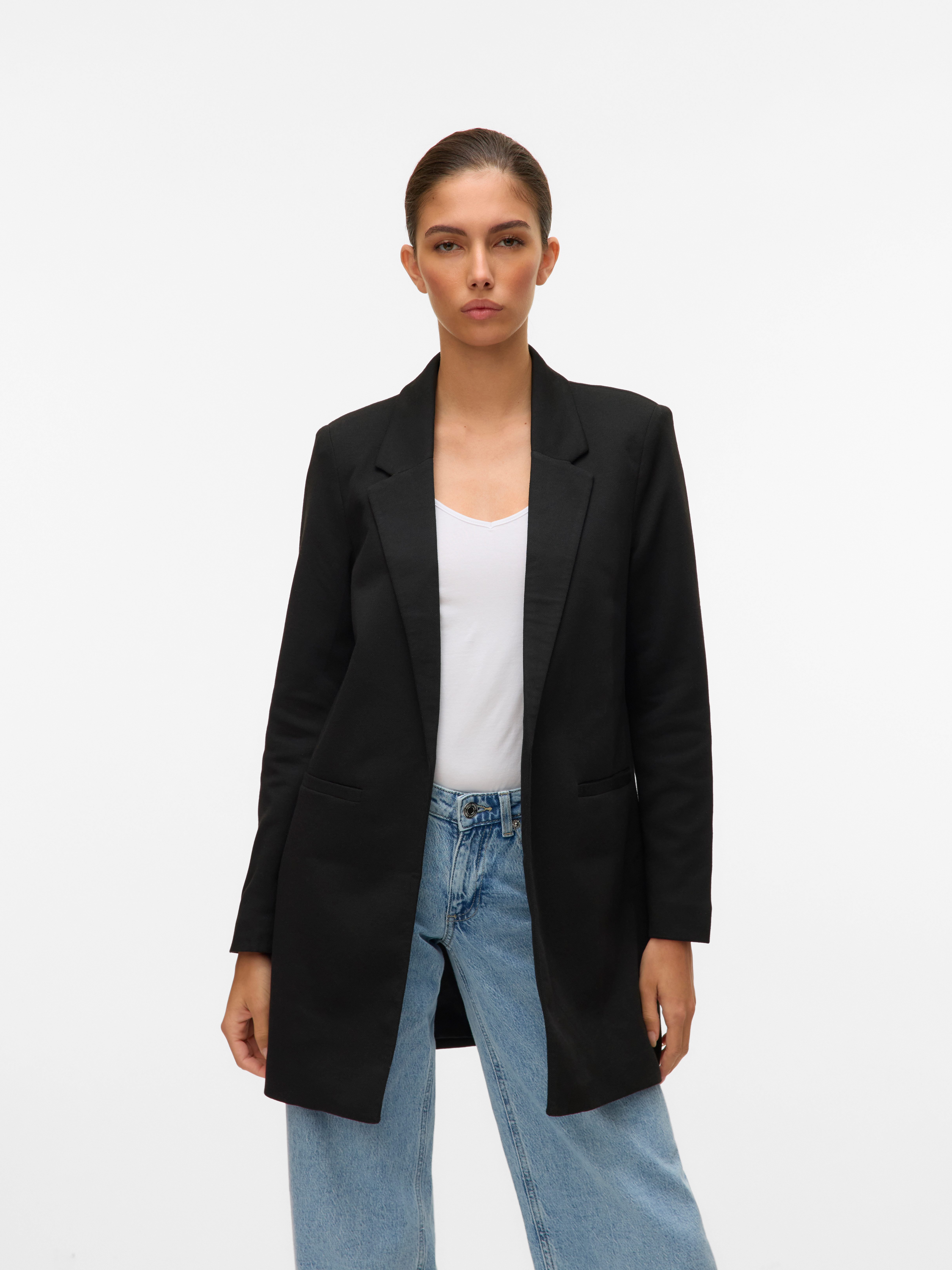 Vero Moda Jerseyblazer VMVERINA LS LONG BLAZER günstig online kaufen