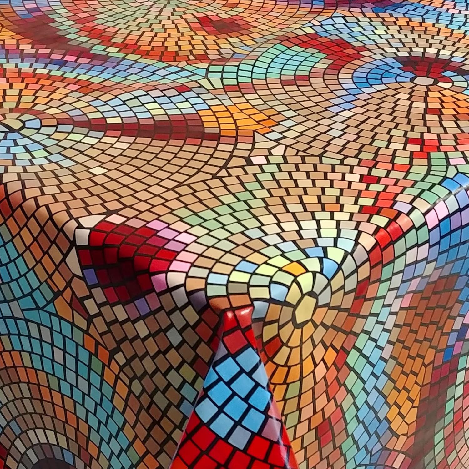 DecoHomeTextil Heimtextilmanufaktur Tischdecke Wachstuch Wachstischdecke Gartentischdecke gefaltet