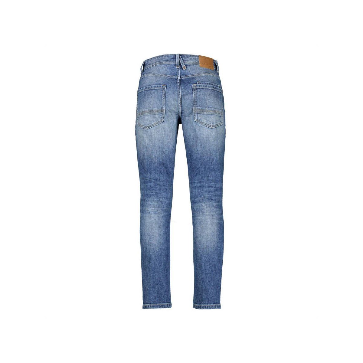 blau (1-tlg) Straight-Jeans regular LERROS fit