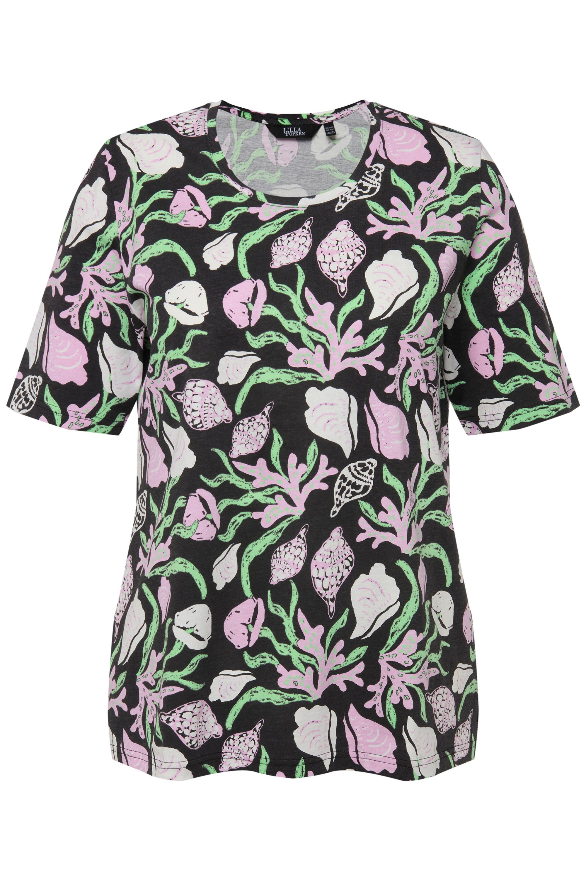 Ulla Popken T-Shirt T-Shirt Meeresmotive Classic günstig online kaufen