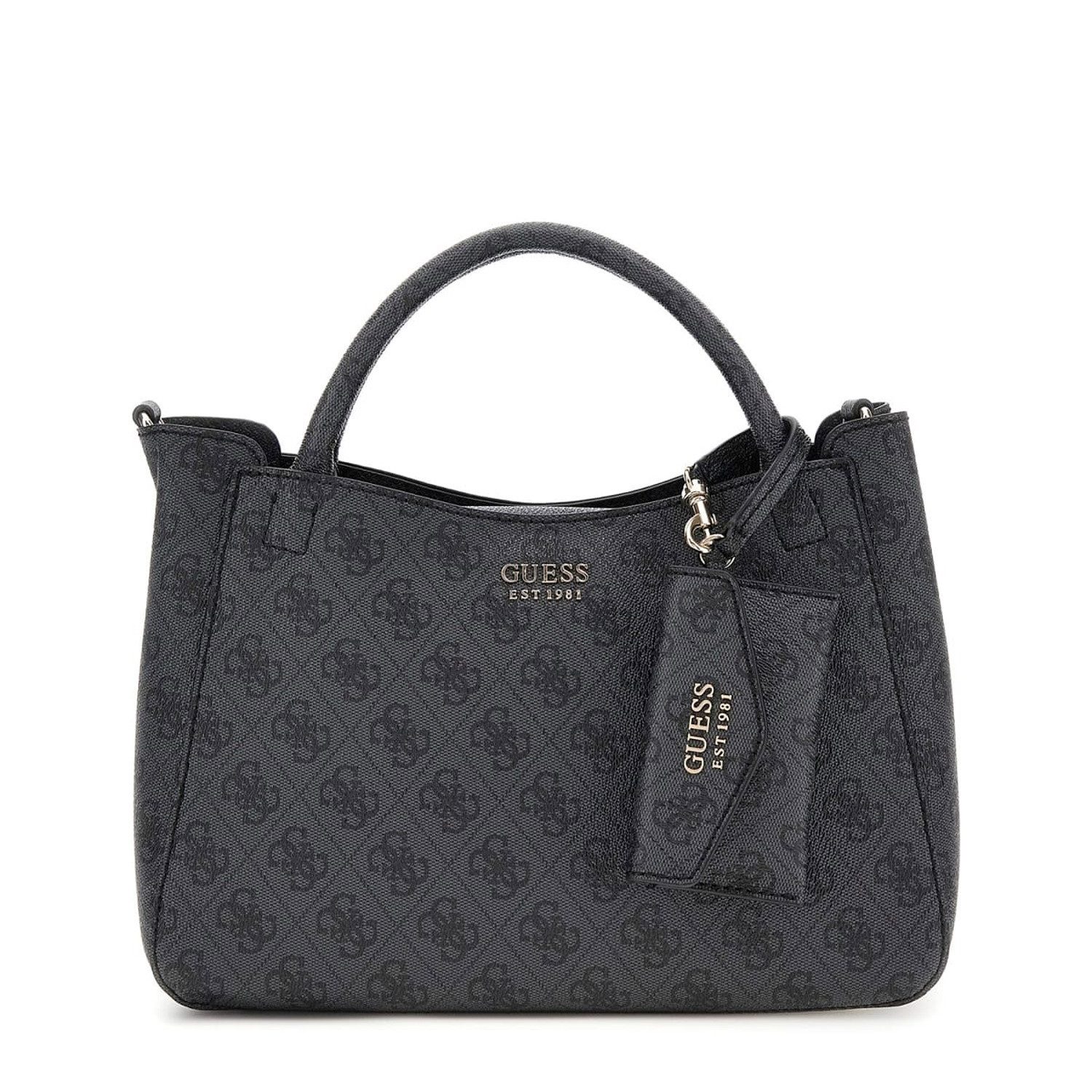 Guess Umhängetasche GUESS Handtasche Brenton Coal Logo (1, 1-tlg., 1) günstig online kaufen