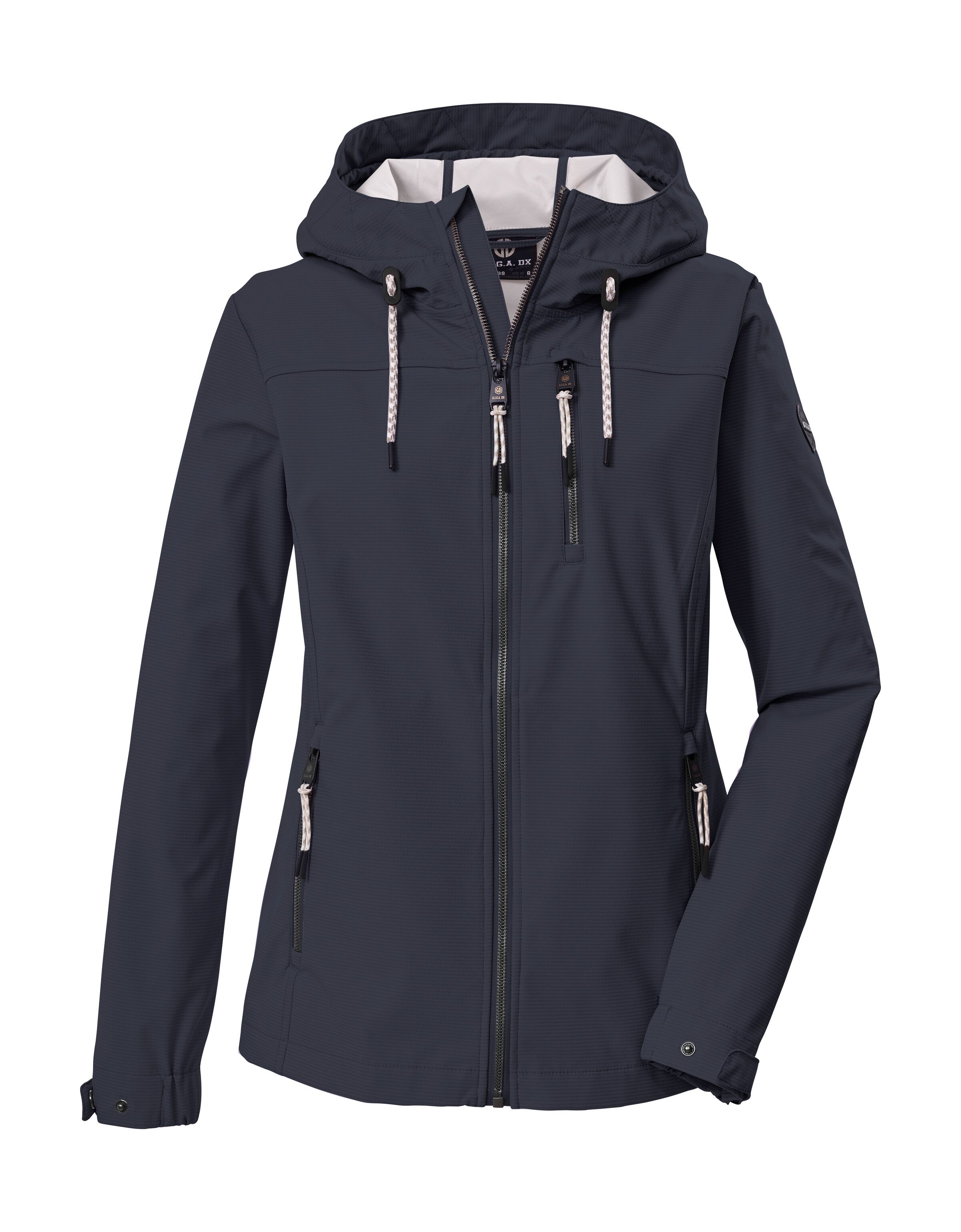 G.I.G.A. DX by killtec Softshelljacke GS 111 WMN SFTSHLL JCKT Atmungsaktive, wasserabweisende Damenjacke mit verstellbarer Kapuze