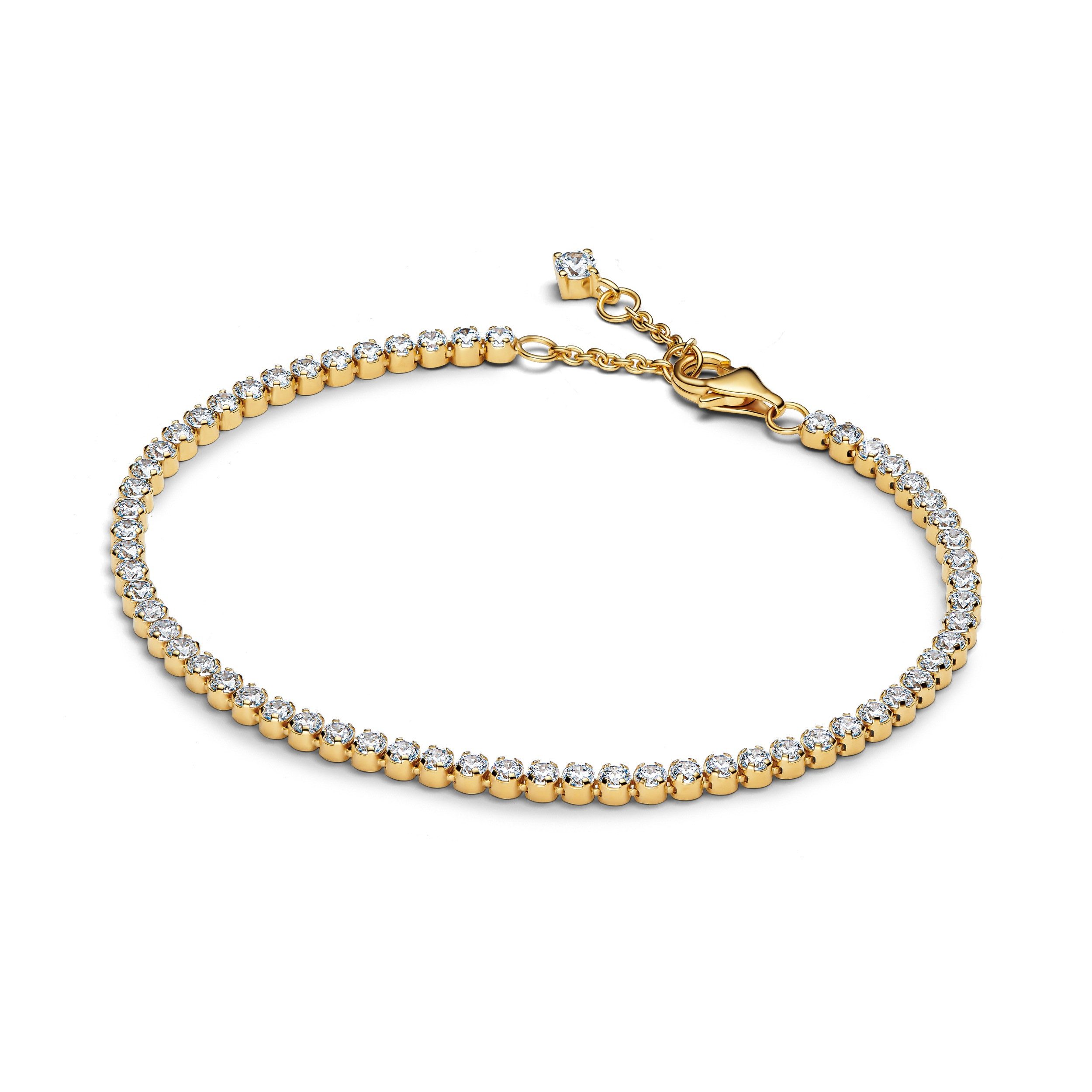 Pandora Armband Pandora Tennisarmband Funkelnde Zirkonia 14K Vergoldet 563927C01-16 cm