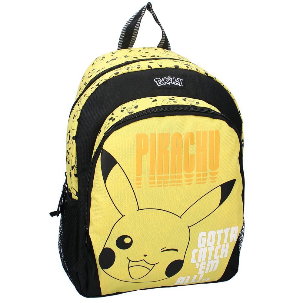 POKÉMON Kinderrucksack Kinder Rucksack mit Vortasche Pokemon 37 x 28 x 12 cm Tasche
