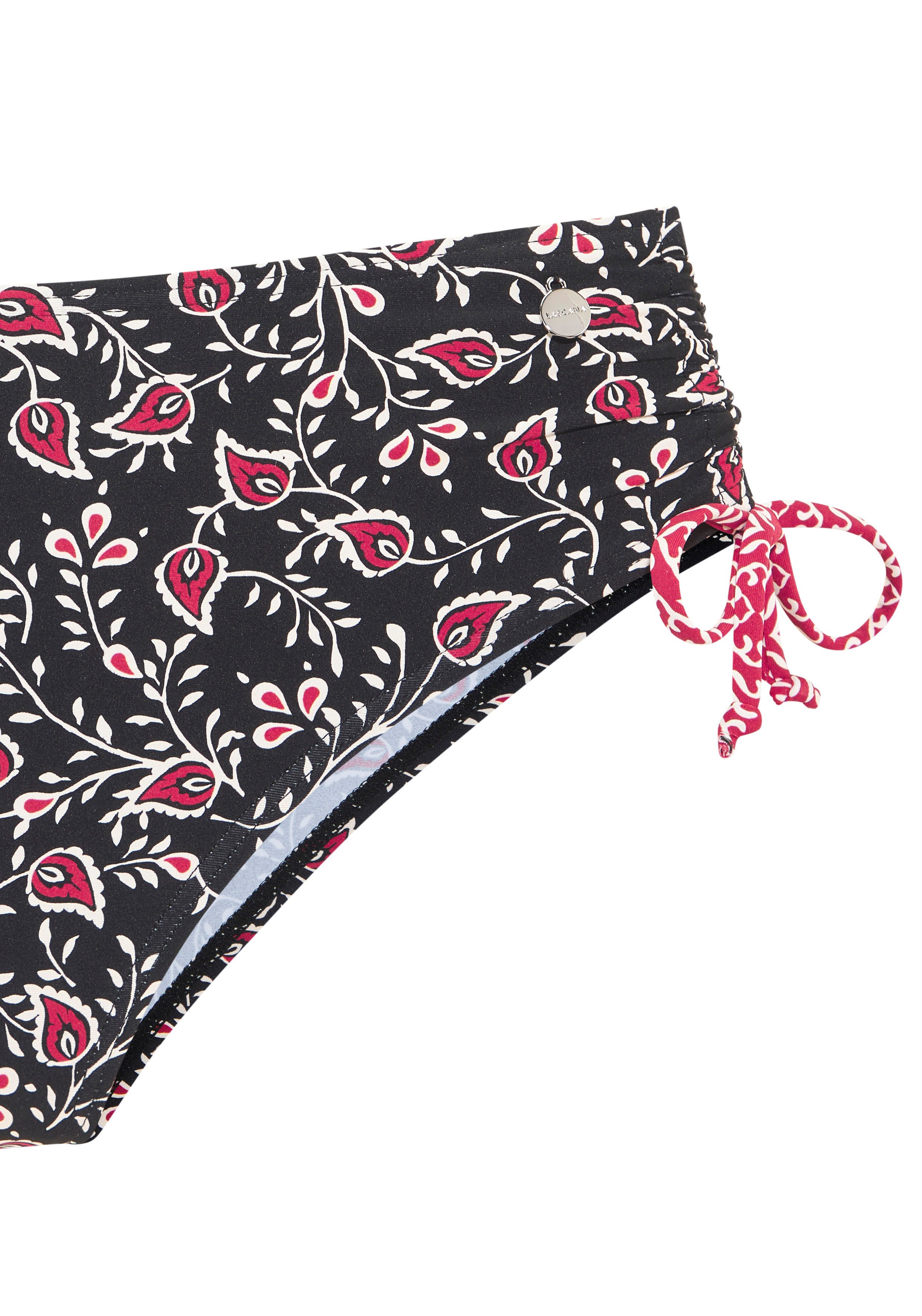 LASCANA Bikini-Hose Louna seitlich regulierbar und im Mustermix-Design – Bild 3 von 4