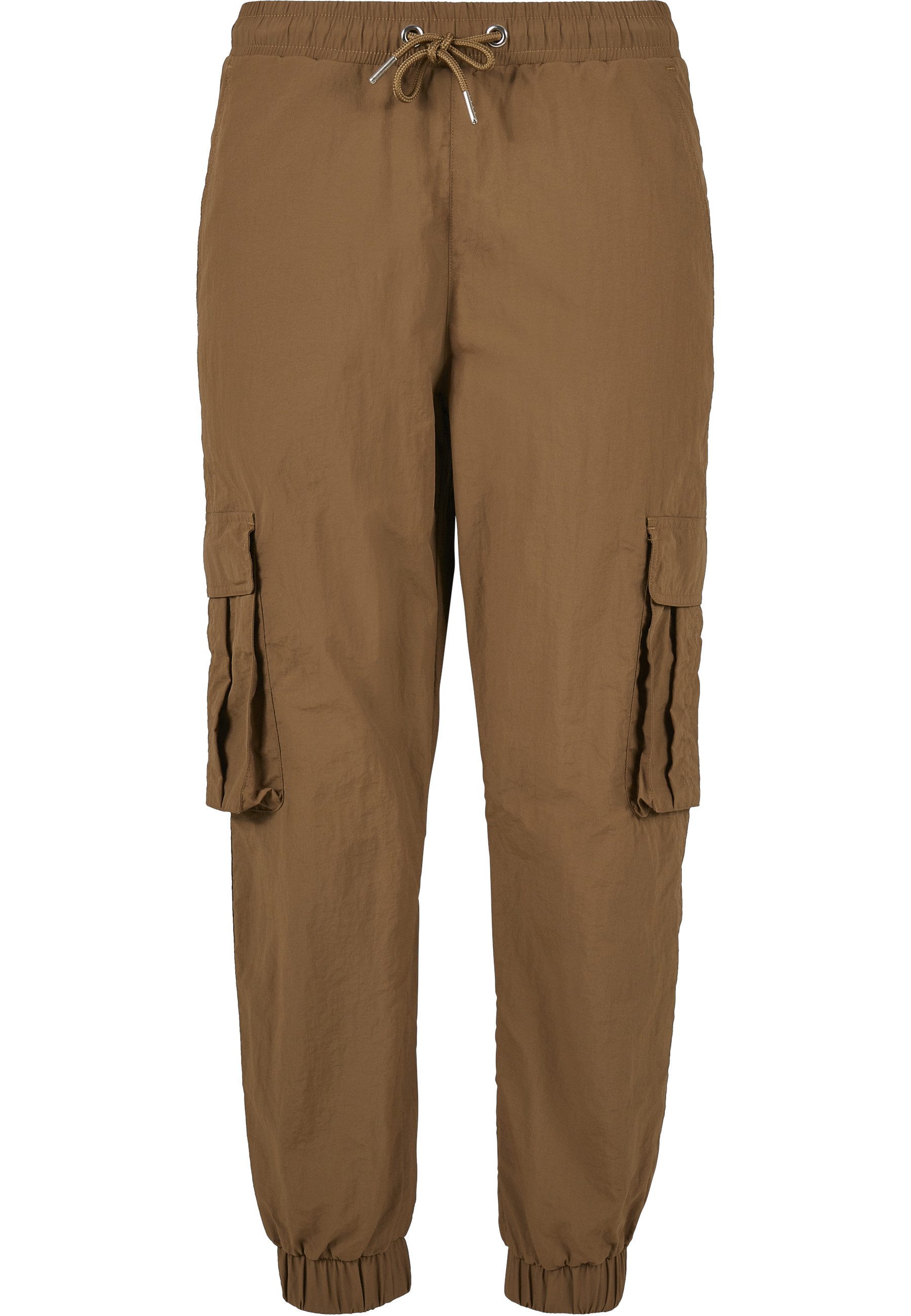URBAN CLASSICS Schultertasche Urban Classics Damen Ladies High Waist Crinkle Nylon Cargo Pants