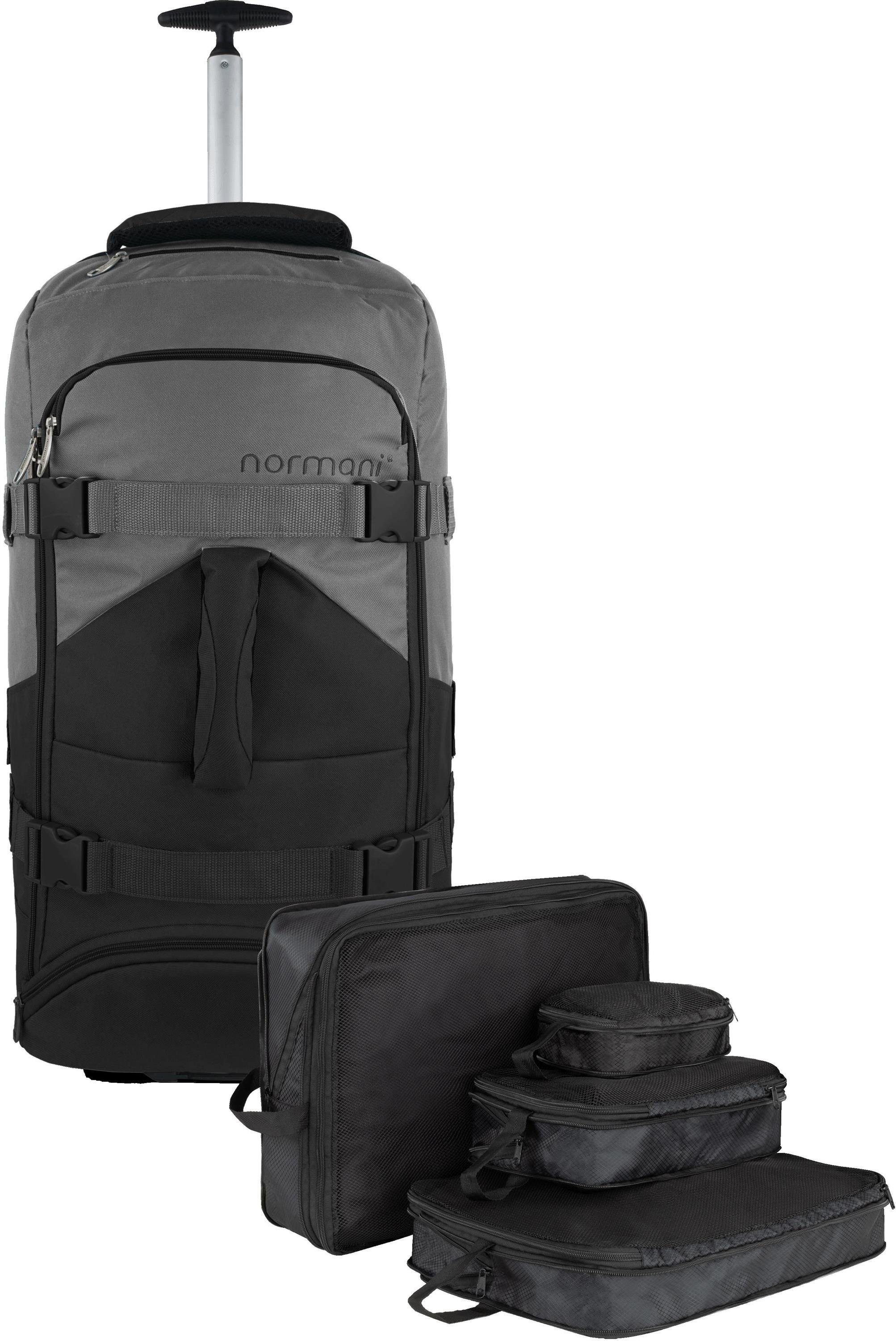 Reisetasche Reisetasche 60 L mit 4 Kleidertaschen