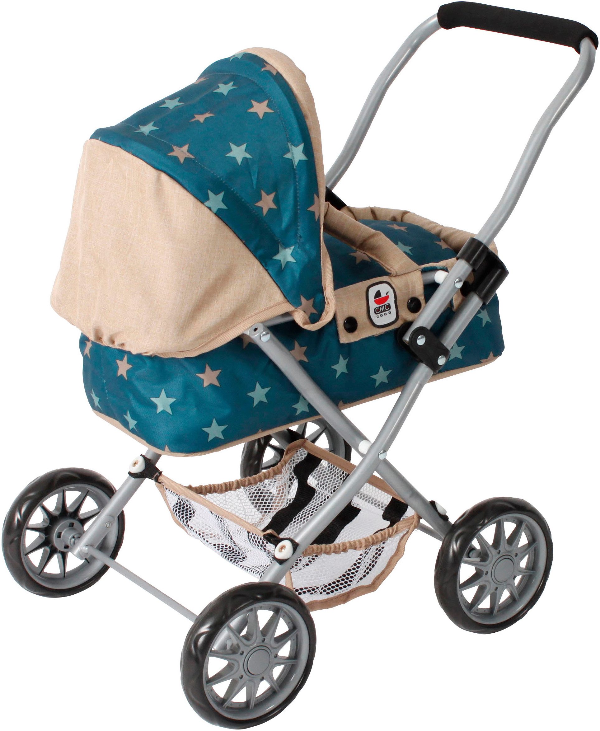 CHIC2000 Puppenwagen Smarty, Mini-Kuschelwagen, mit herausnehmbarer Tragetasche