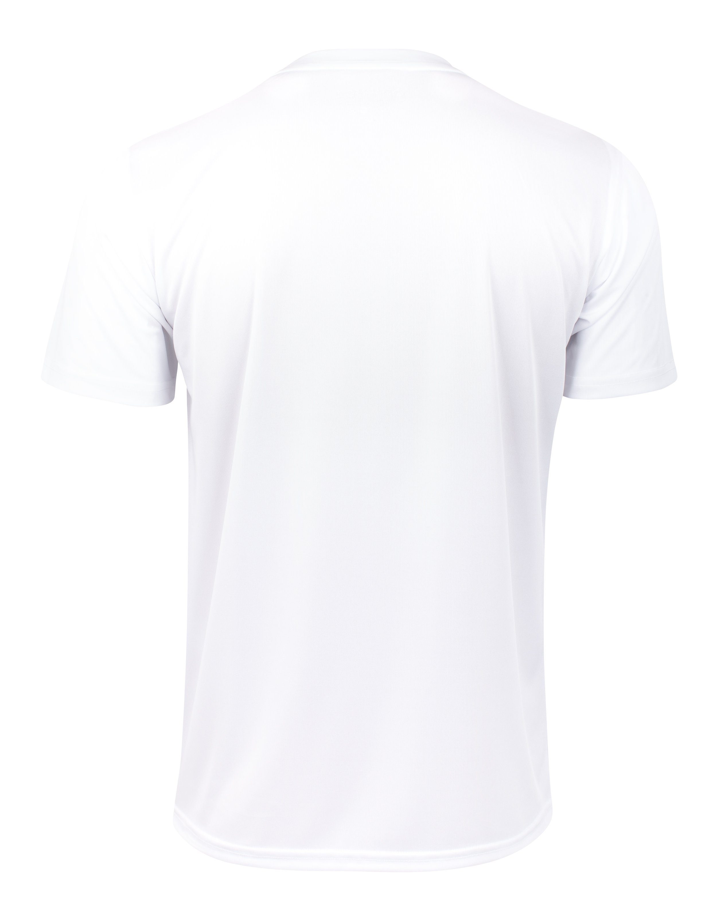 Kurzarm Weiss Trainingsshirt T-Shirt Trikot "Stained"- Herren Soul® T-Shirt, Sport-Shirt, Stark