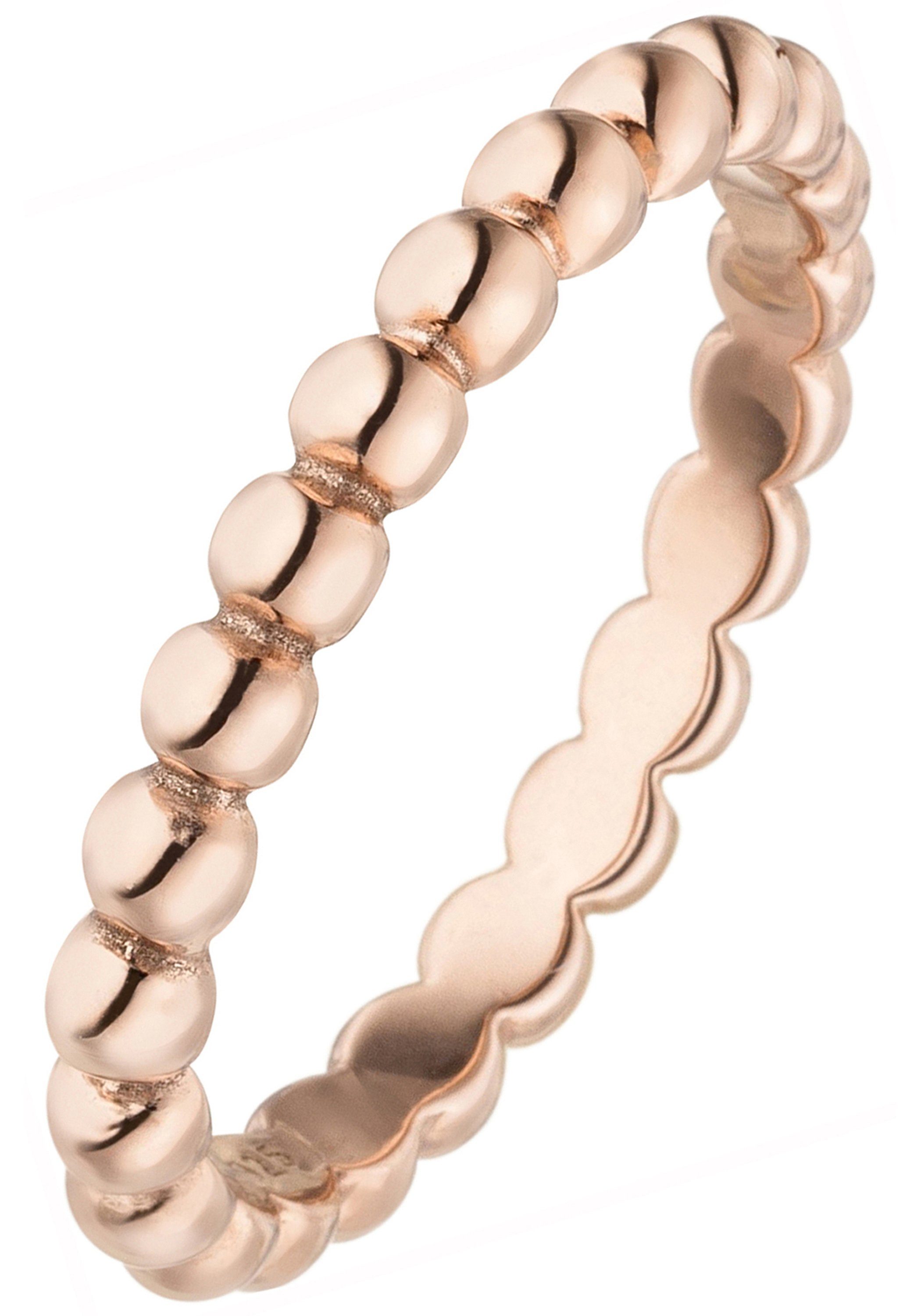 JOBO Fingerring Kugel, 925 Silber roségold vergoldet günstig online kaufen