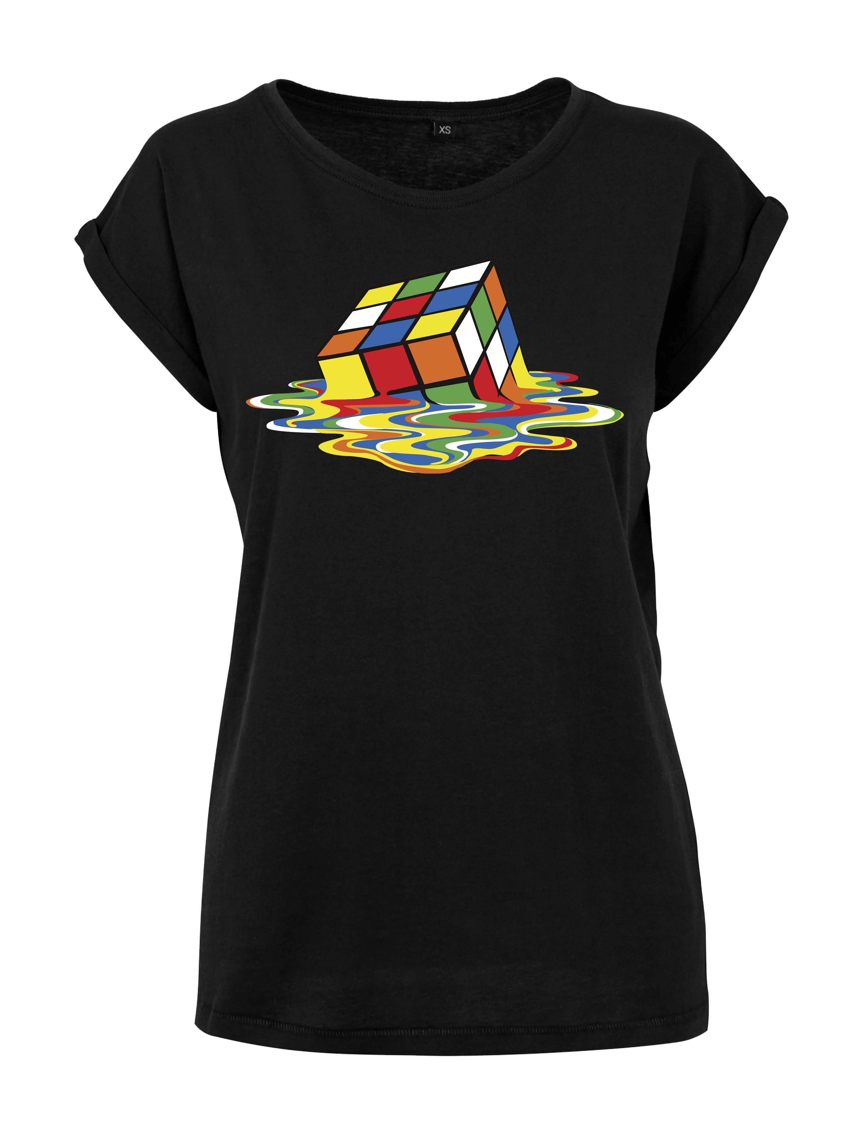 Youth Designz Print-Shirt "Zauberwürfel" Damen T-Shirt günstig online kaufen