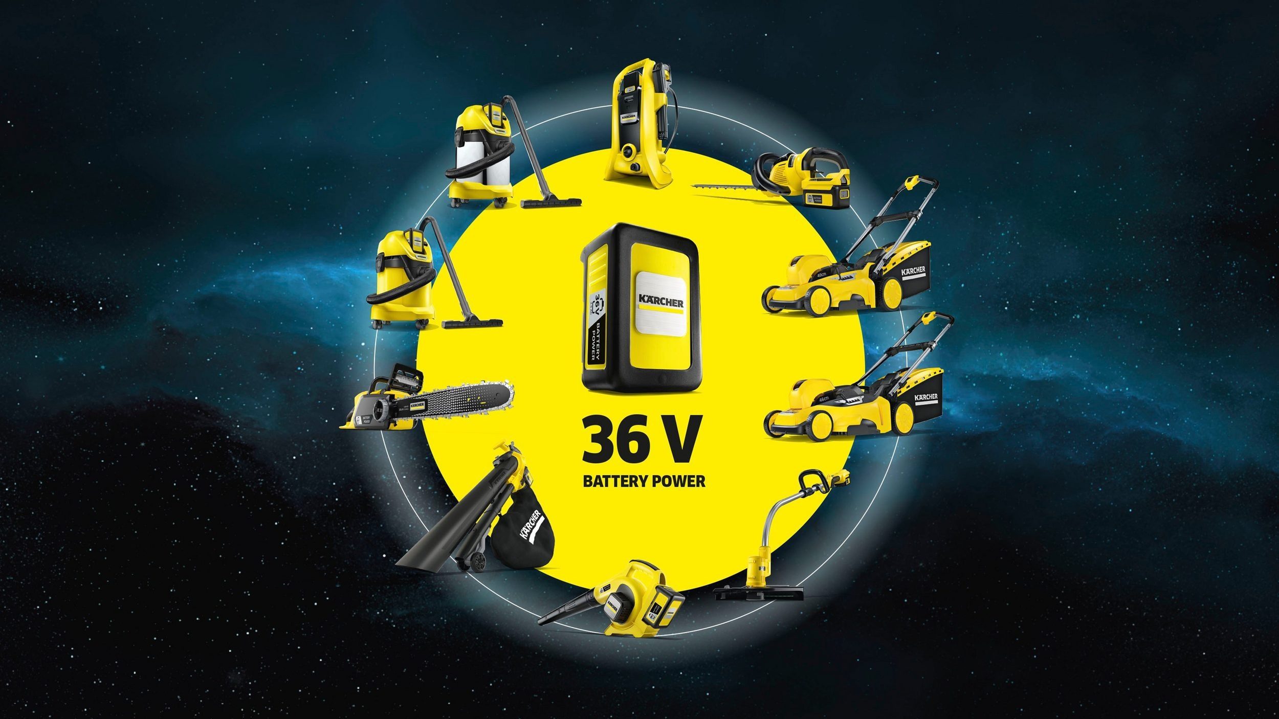 KÄRCHER Starter Kit Battery Power 36/25 2,5 Ah Akku Schnelllade-Gerät (Starter-Set, 1x Akku + 1x Schnellladegerät (Starter-Kit), 48 min bis 80 % geladen / 78 min bis 100)