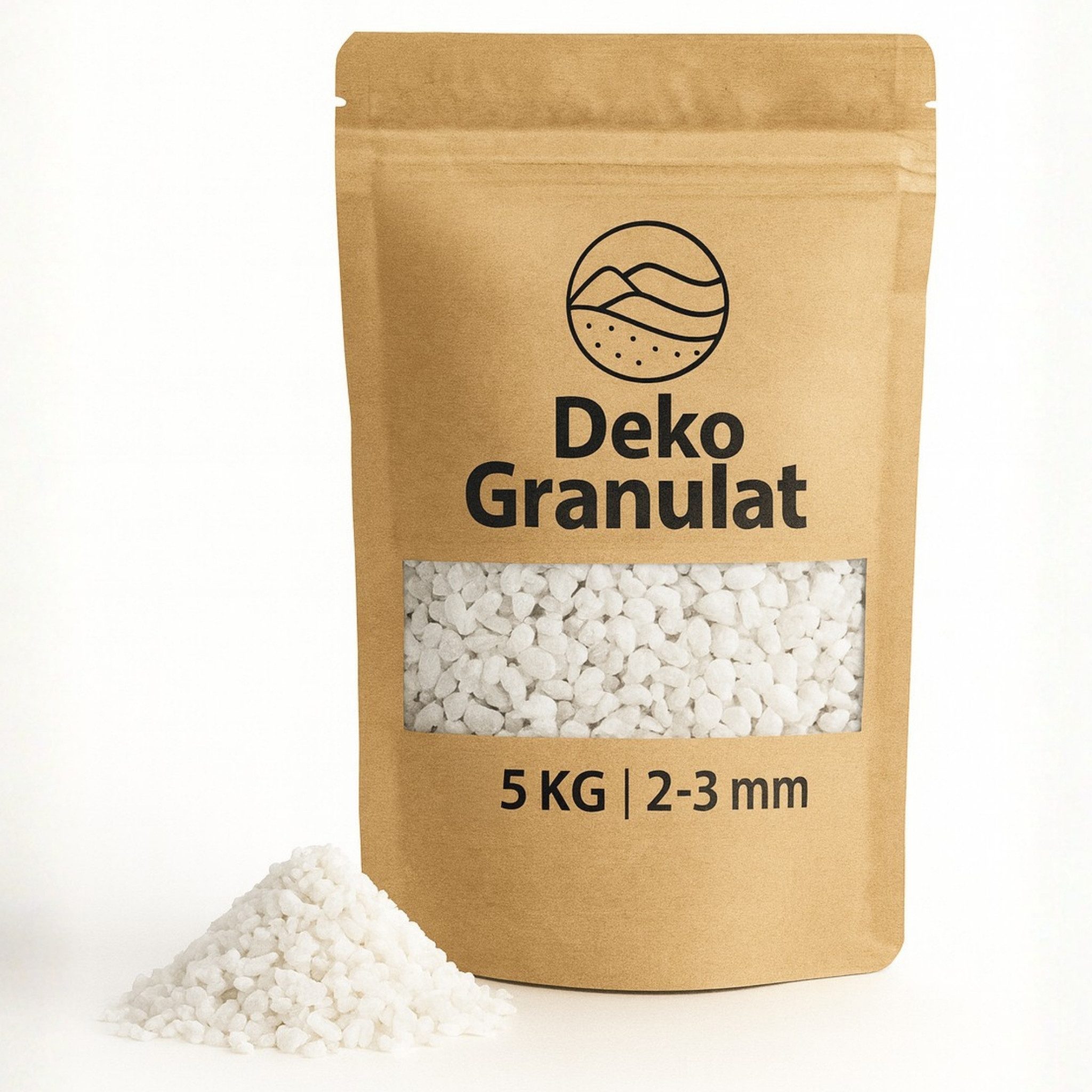 matches21 HOME & HOBBY Deko-Granulate Deko-Granulat 5 KG weiß Ø 2-3 mm Vase günstig online kaufen