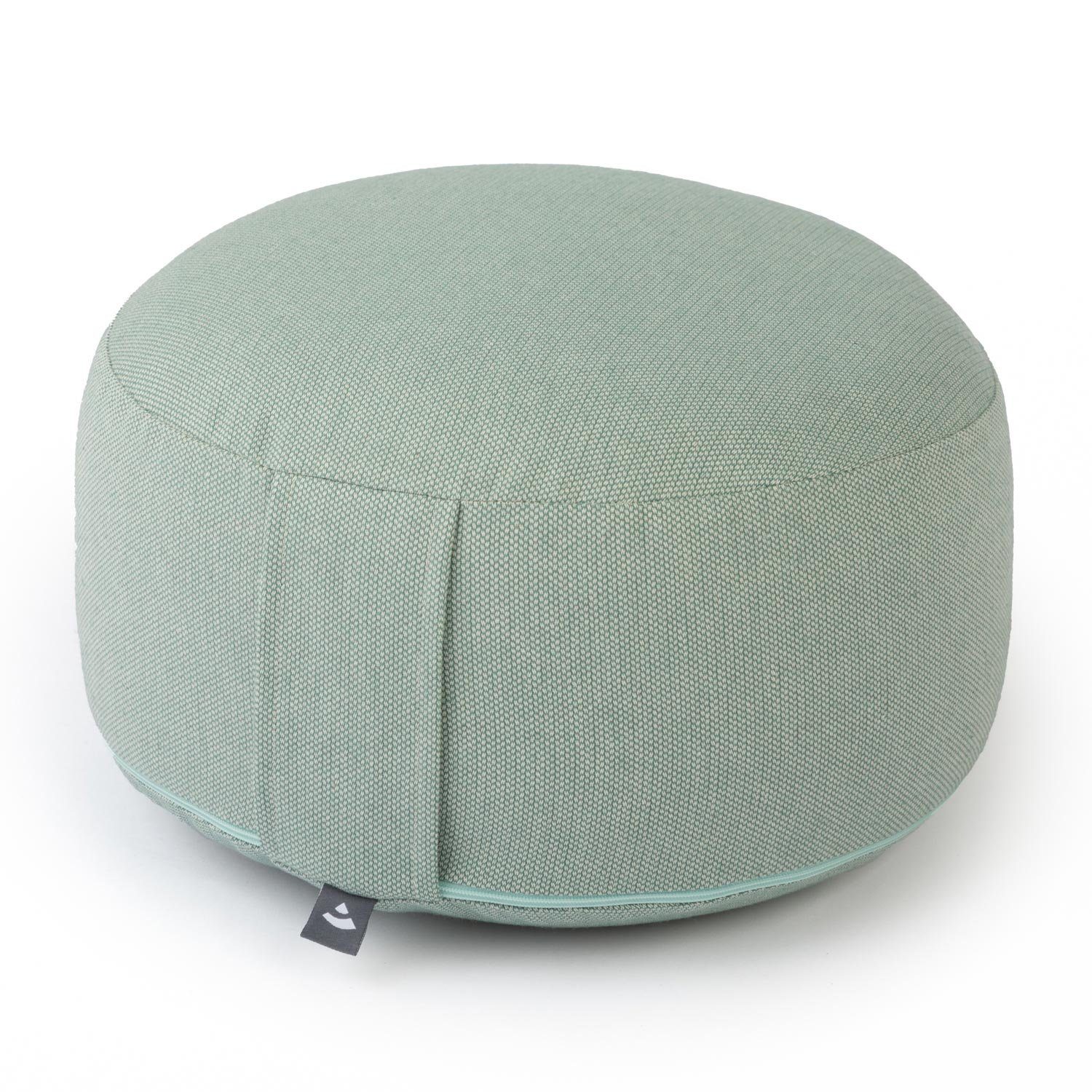 bodhi Meditationskissen RONDO Meditationskissen CLASSIC dobby petrol grün, Dinkelhülsen
