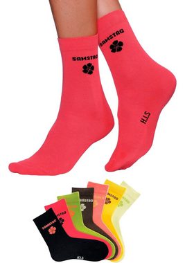 H.I.S Socken (7-Paar) für Kinder mit Blumenmotiv