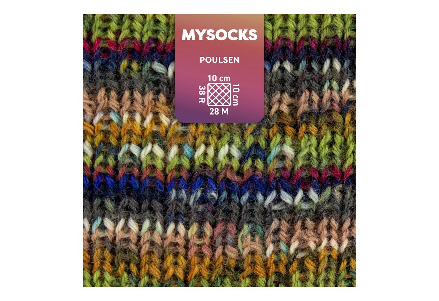 Thumbnail - myboshi mysocks Sockenwolle, 4-fädig, mit Label Häkelwolle, 420 m (4-St., Sockenwolle mit Label 4-fädig), Farbverlauf