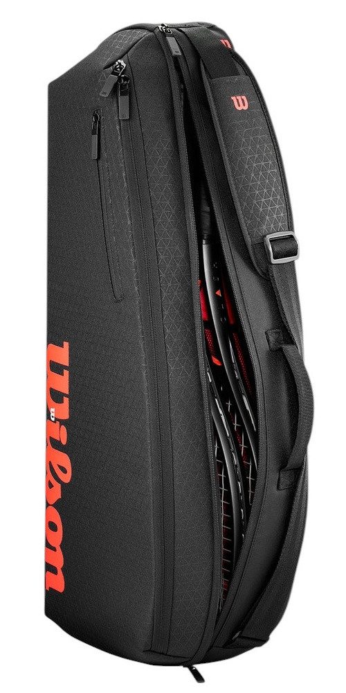 Wilson Sporttasche Tennis-Racketbag Clash V3 (Schlägertasche, 1 Hauptfach) 2025 schwarz