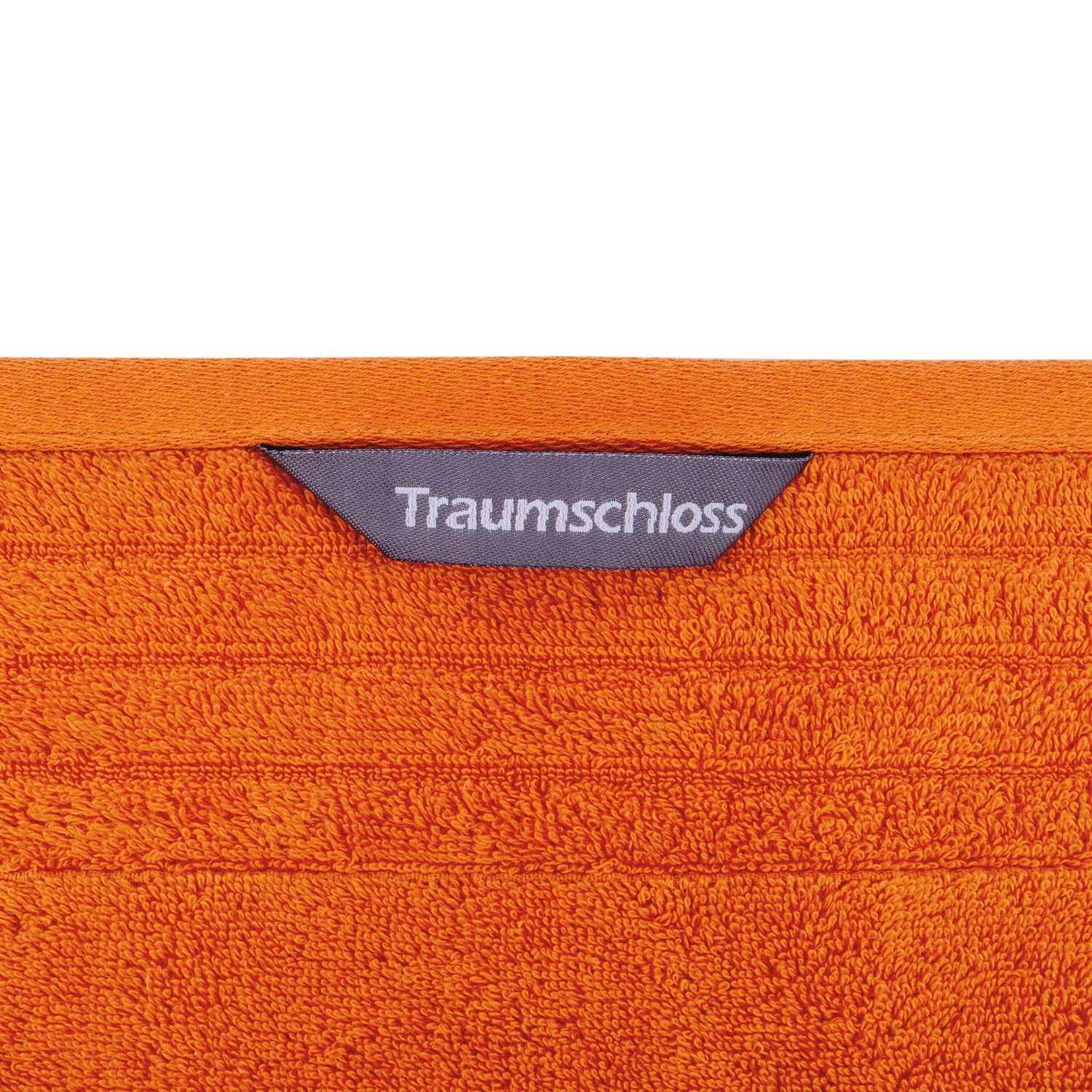 Traumschloss Duschtuch Frottier Supima Baumwolle orange (1-St), mit Premium-Line, amerikanische 600g/m² 100