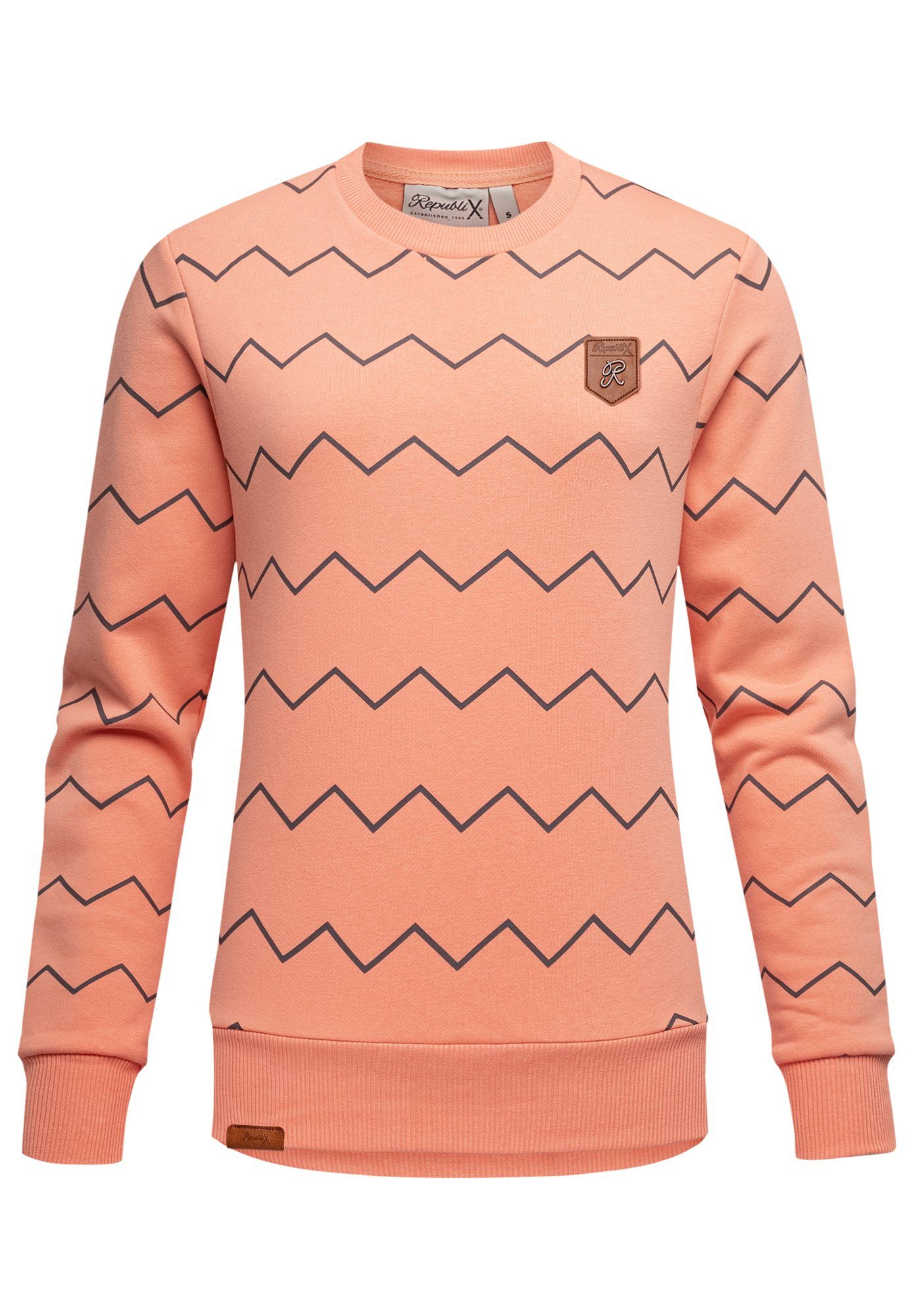REPUBLIX Sweatshirt Keira Damen Kapuzenpullover Print günstig online kaufen