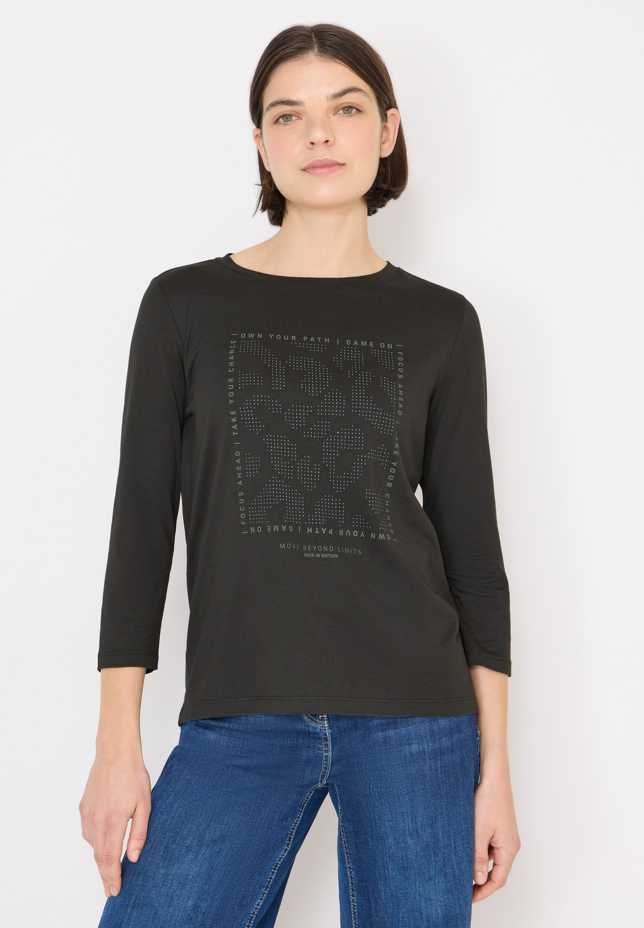 CECIL 3/4-Arm-Shirt mit 3/4 Ärmeln günstig online kaufen