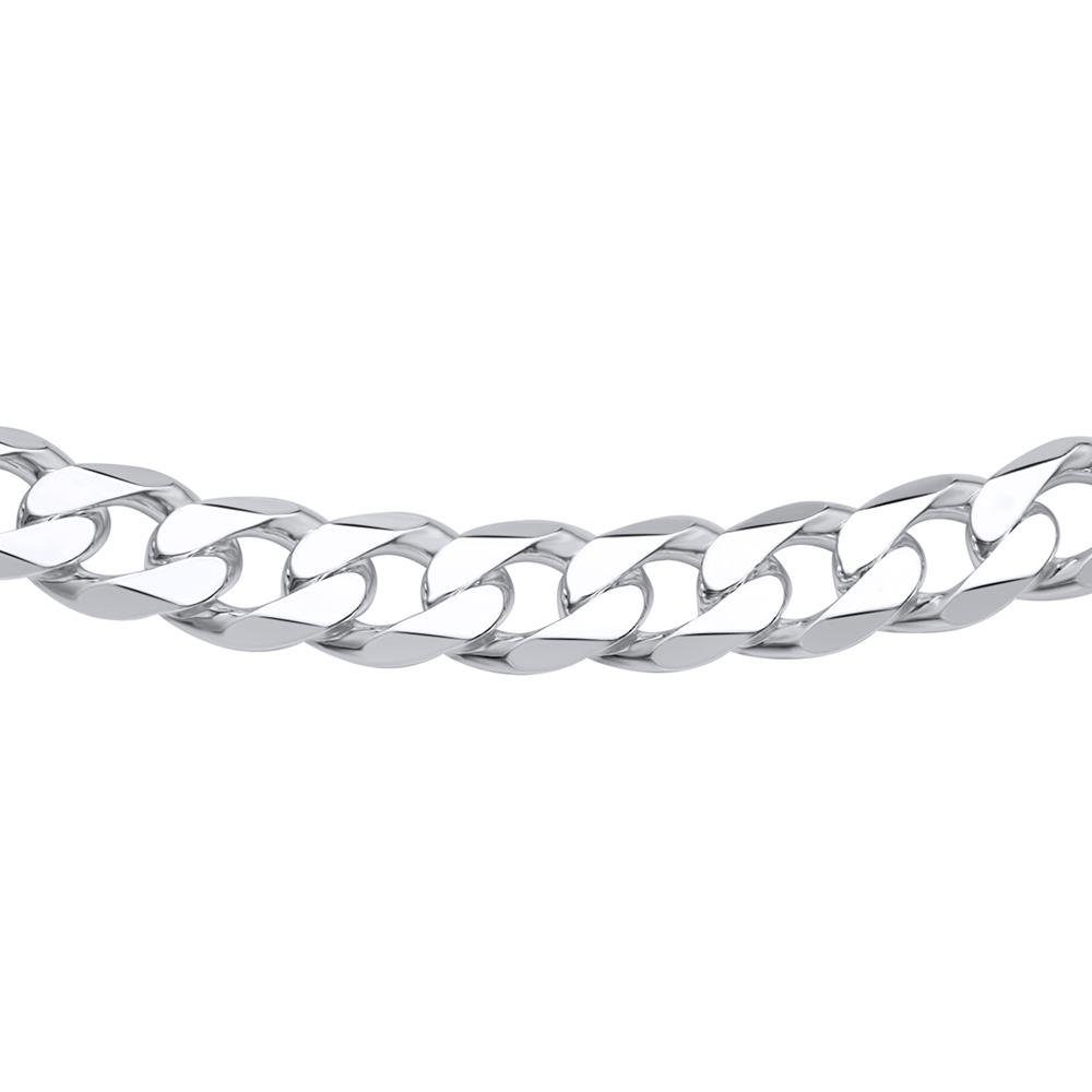 JEWLIX Panzerkette JEWLIX Silberkette 925 Silber 45cm Panzerkette 9,5mm Herren PK0095