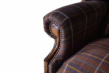 JVmoebel Ohrensessel Chesterfield Design Sofa Sessel Couch Polster Ohrensessel 1 Sitzer Neu (Ohrensessel), Made In Europe