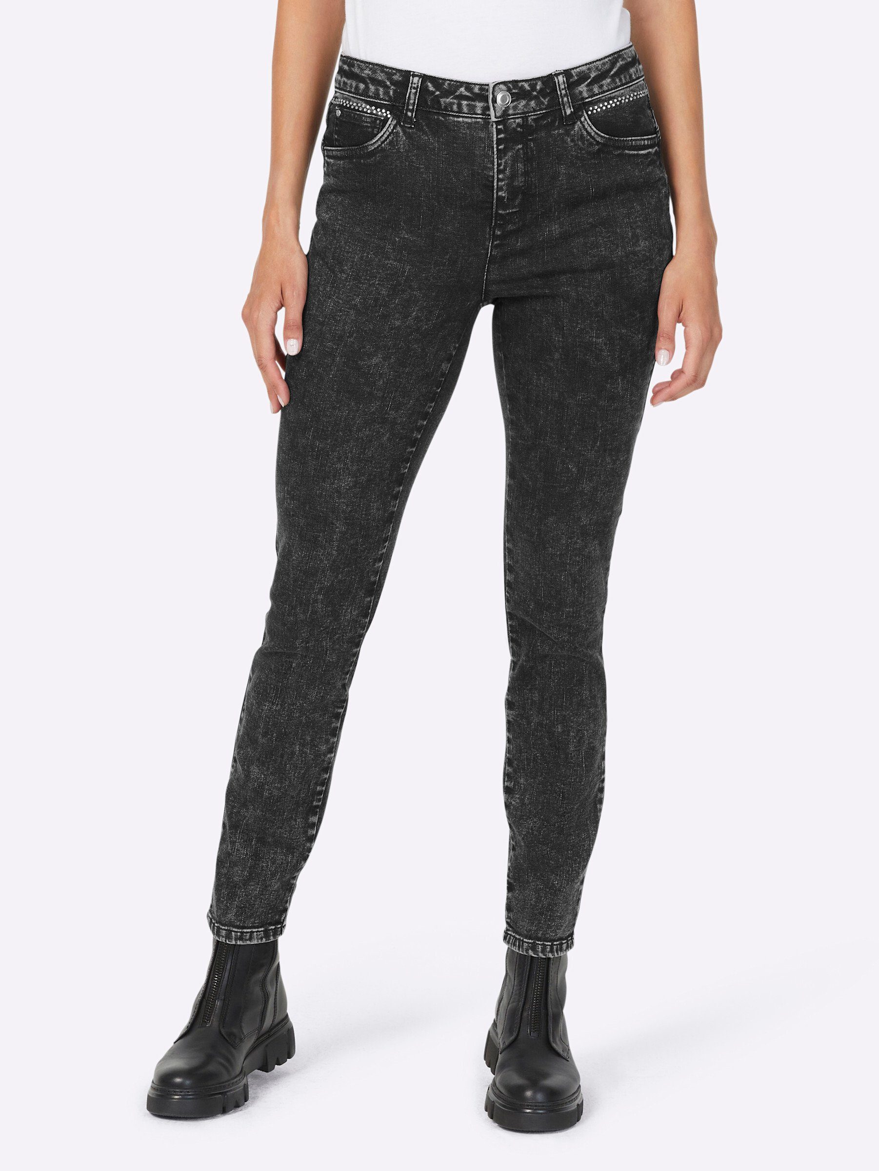 black heine Bequeme Jeans denim