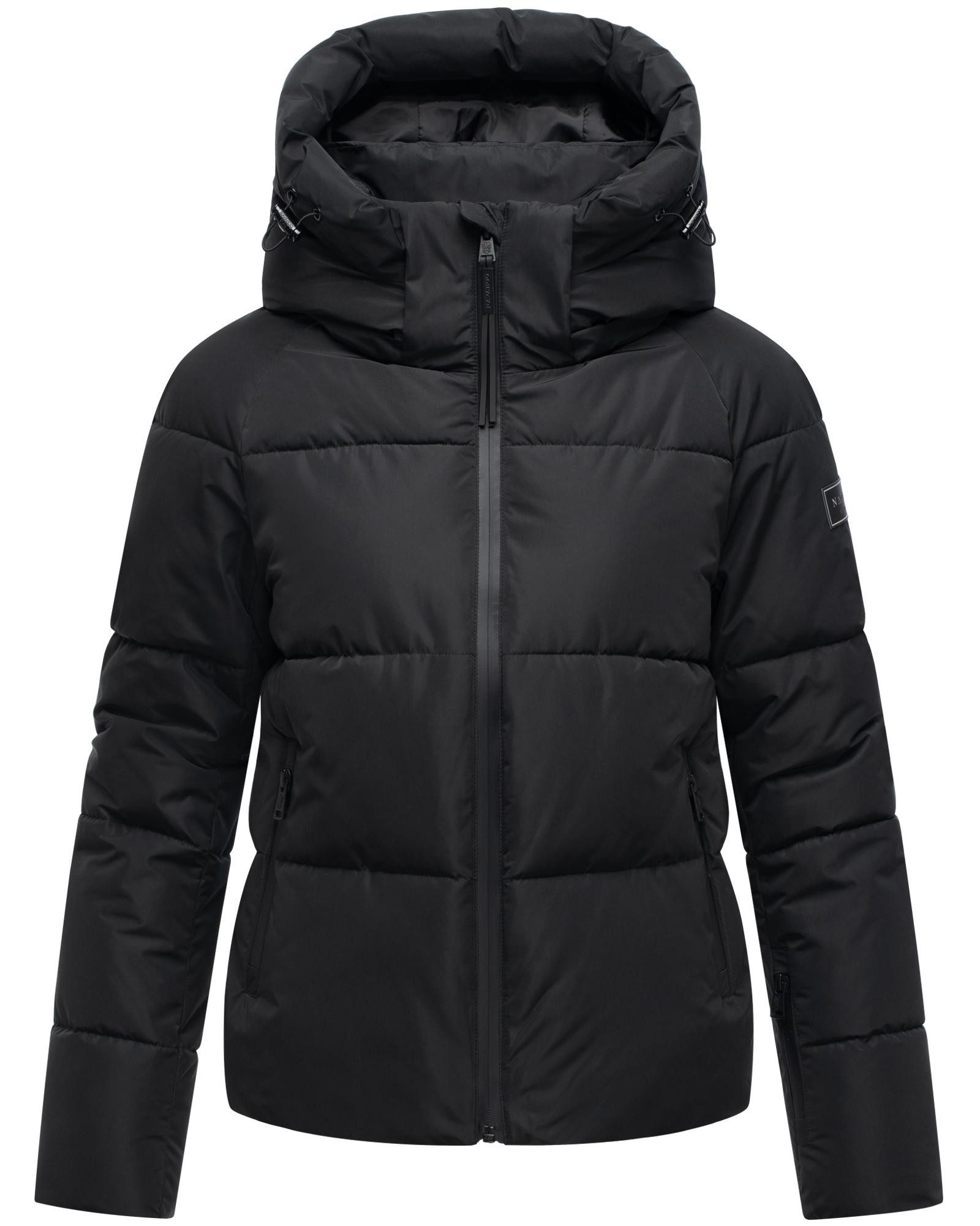 Navahoo Steppjacke Frostherz XIV Kurze gesteppte Damen Winterjacke mit abnehmbarer Kapuze – Bild 4 von 5