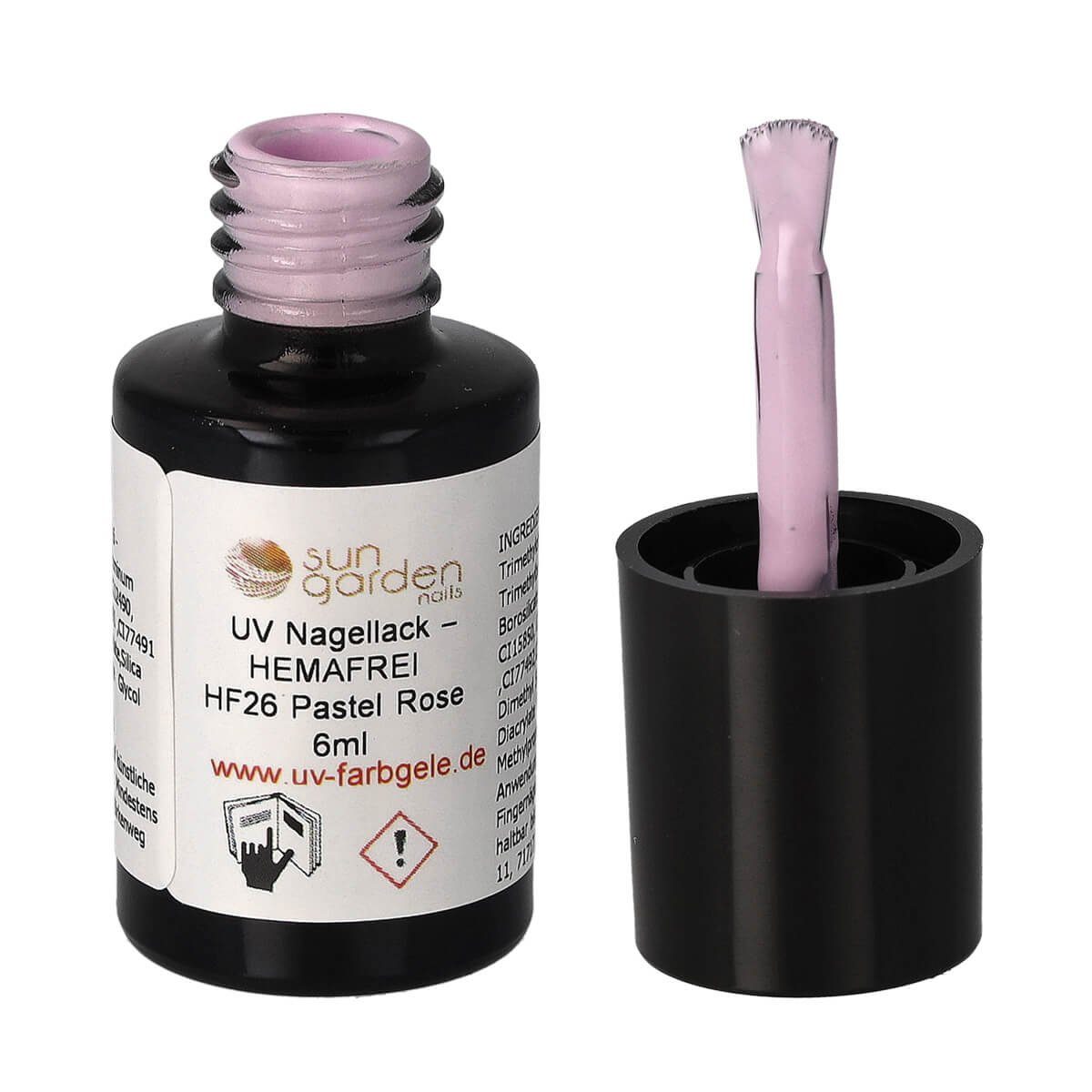 6ml HF26 Garden Sun – HEMAFREI Nagellack Nagellack Rose UV - Pastel Nails